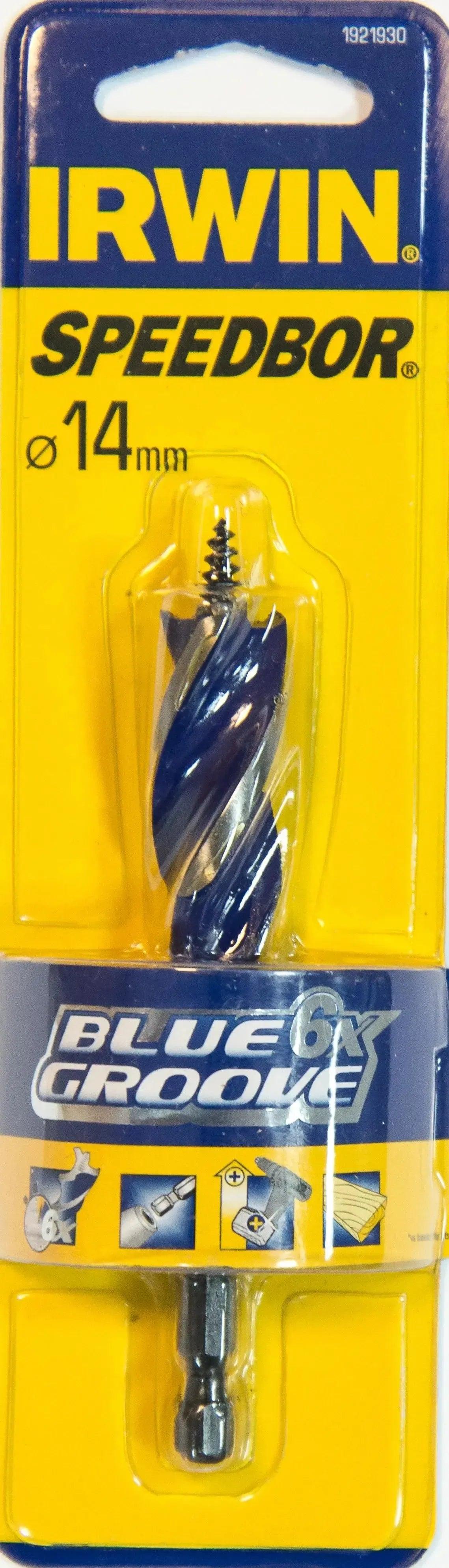 Irwin Blue Groove Speedboor 6X 14 mm x 4" - 1921930