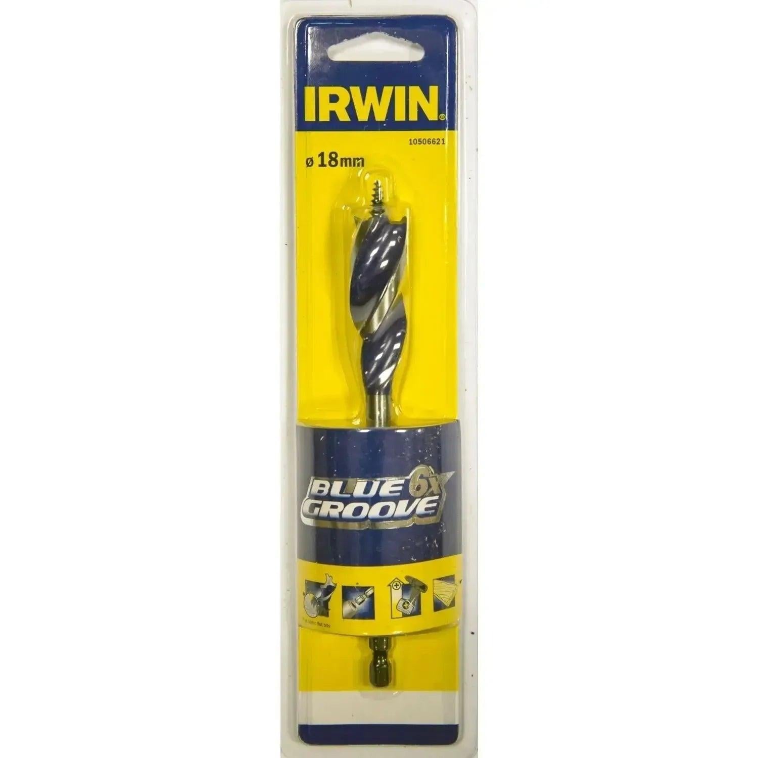 Irwin Blue Groove Speedboor 6X 18 mm x 6” - 10506621