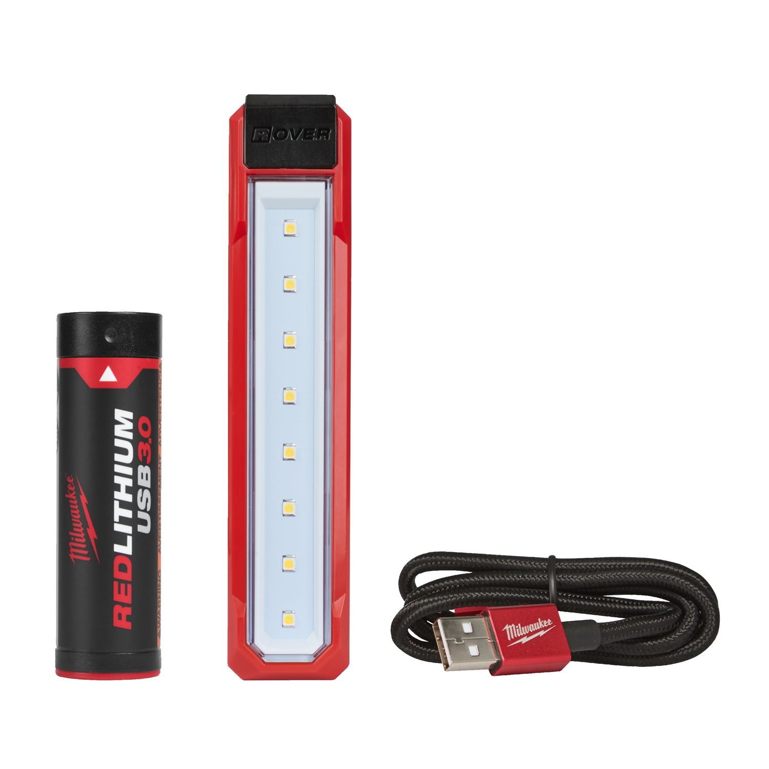 Milwaukee L4 FL-301 LED mini werklamp REDLITHIUM™ 3.0Ah USB batterij - 4933479763 afbeelding 1