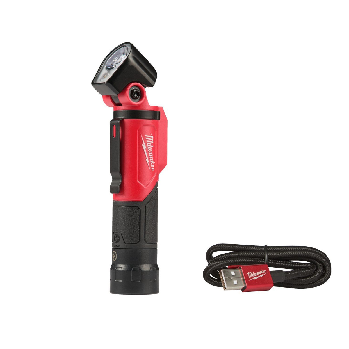 Milwaukee L4 PWL-301 LED zaklamp met draaibare kop REDLITHIUM™ 3.0Ah USB batterij - 4933479765