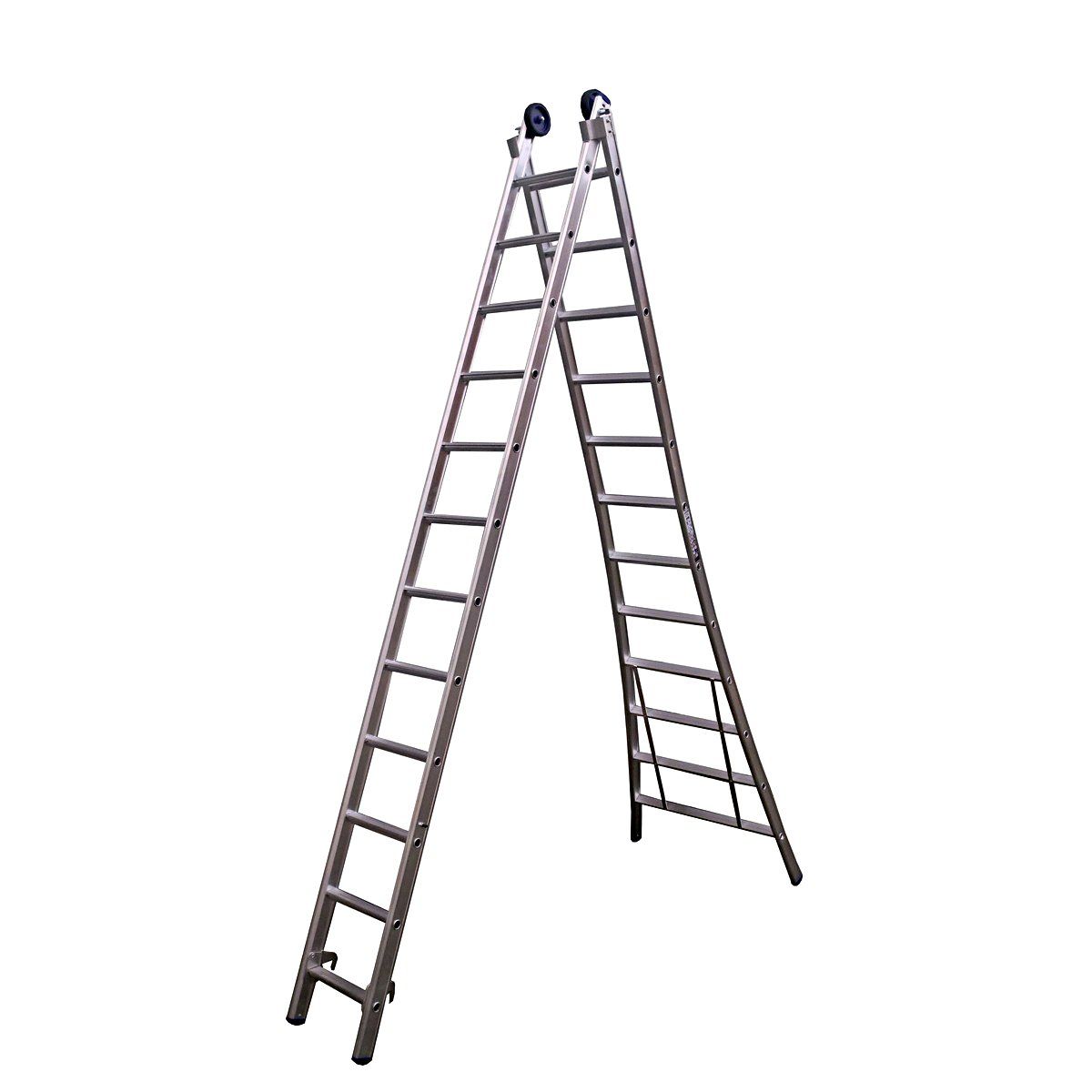Little Jumbo Reformladder SuperPRO uitgebogen bomen blank - 2x9 sporten - 1250300209