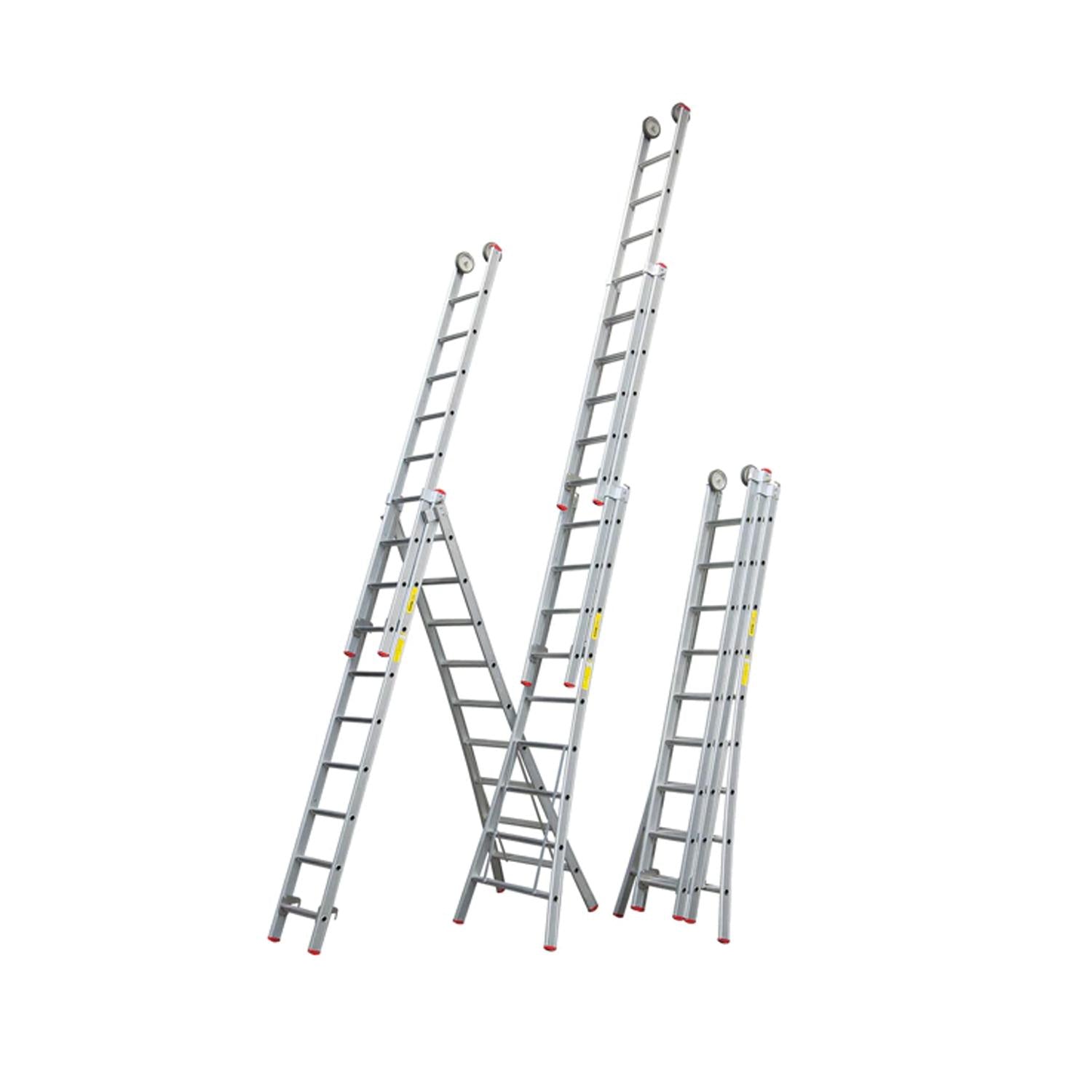 Little Jumbo Reformladder SuperPRO uitgebogen bomen blank - 3x10 sporten - 1250500310