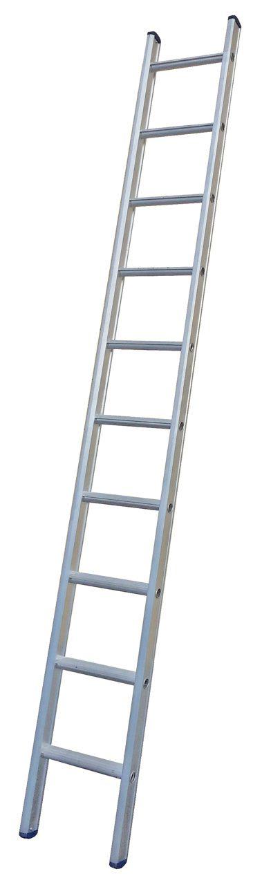 Little Jumbo SuperPRO Enkele rechte ladder blank - 10 sporten - 1250100110
