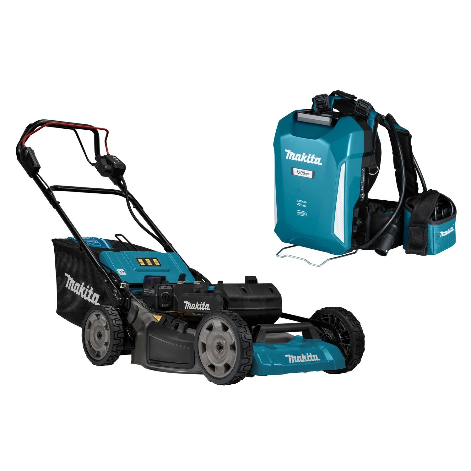 Makita LM001CX5 Accu Grasmaaier 53cm ConnectX Basic Body + Ruggedragen Accu PDC1200 afbeelding 1