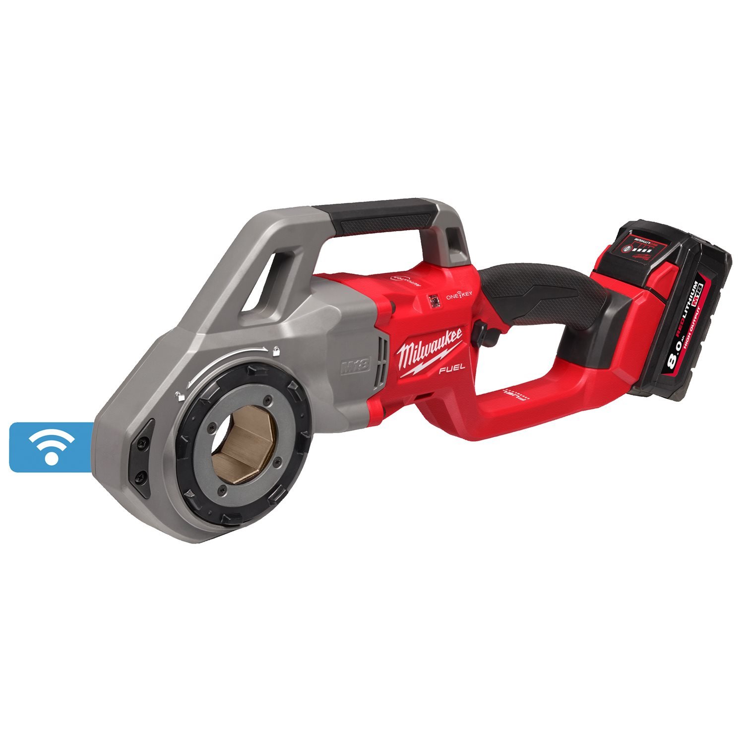 Milwaukee M18 FUEL™ FPT114-802C ONE-KEY™ Accu draadsnijder 1 1/4" 18V 8.0Ah in koffer - 4933499198 afbeelding 1