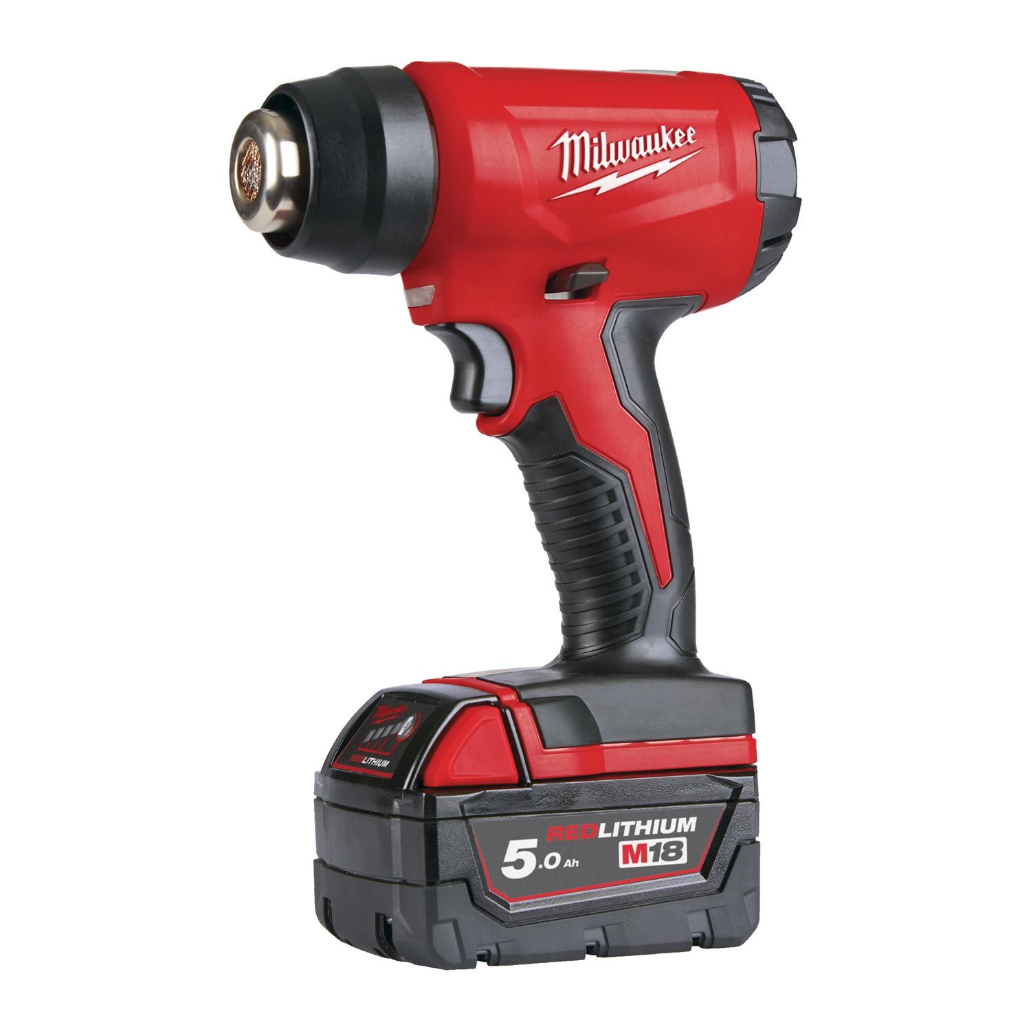 Milwaukee M18 BHG-502C Accu heteluchtpistool 18V 5.0Ah in koffer - 4933459772 afbeelding 1