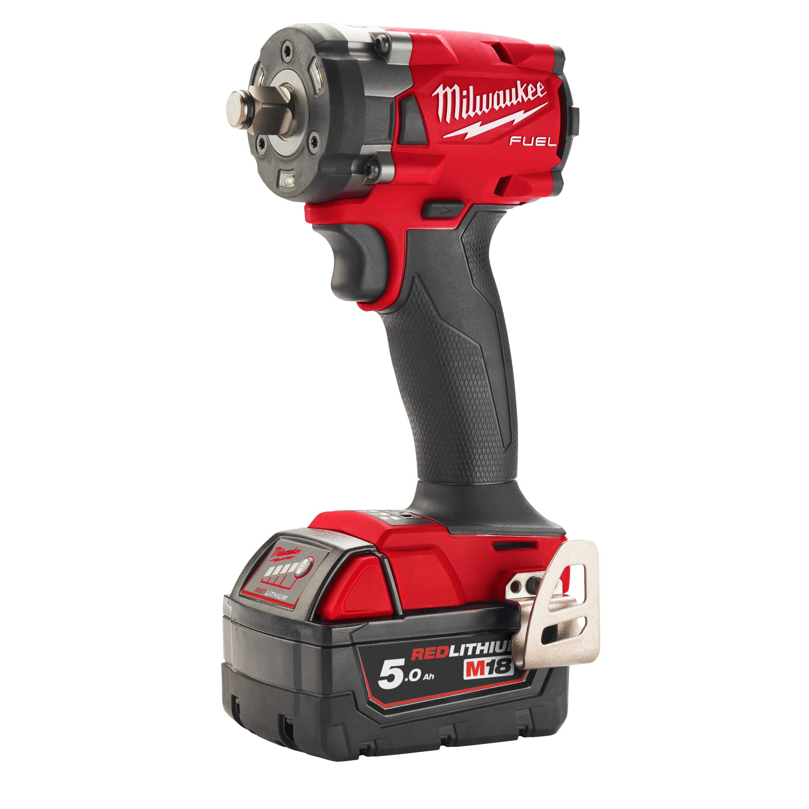 Milwaukee M18 FUEL™ FIW2F12-502X Compacte accu slagmoersleutel 339Nm 1/2" frictiering 18V 5.0Ah in HD-Box - 4933478444