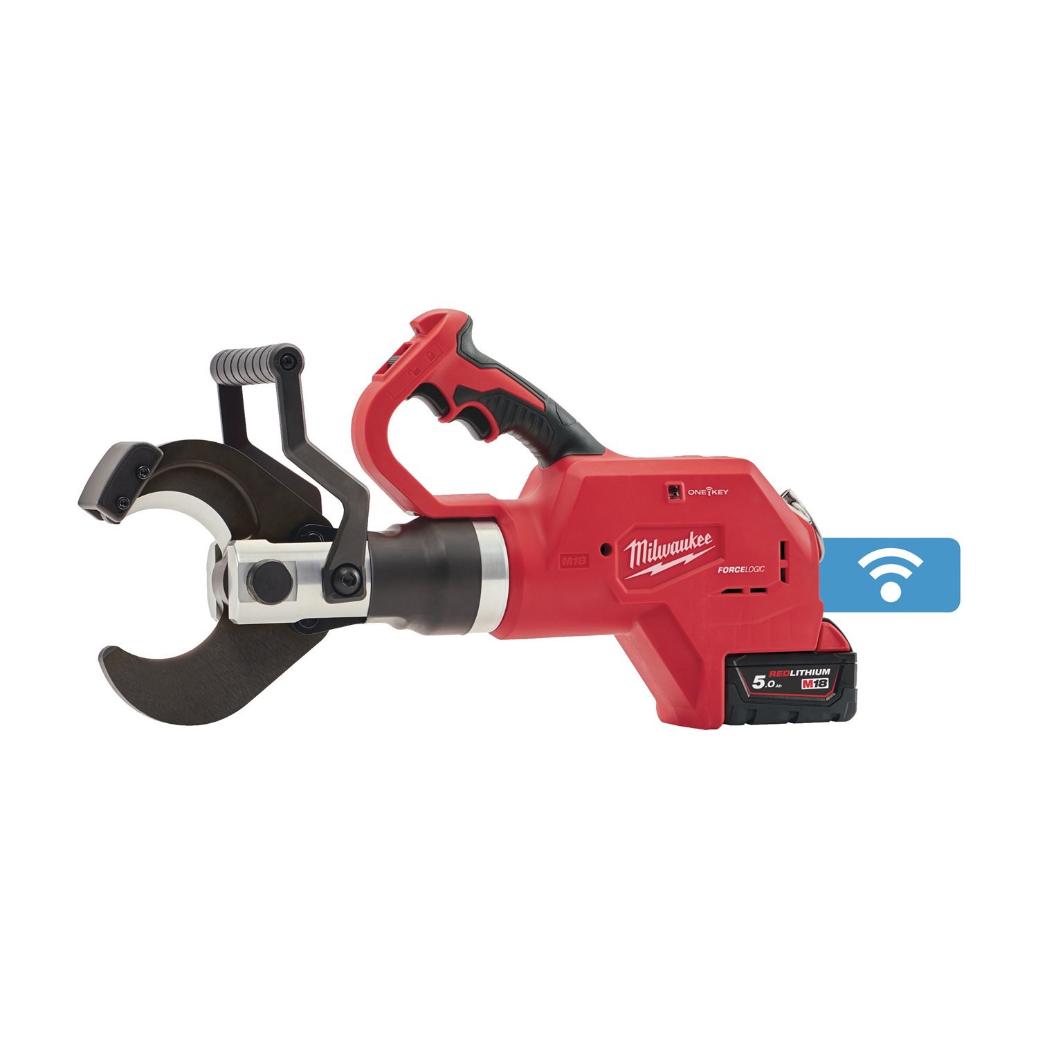 Milwaukee M18 HCC75-502C FORCE LOGIC™ Accu hydraulische ondergrondse kabelkniptang 18V 5.0Ah in koffer - 4933459269 afbeelding 1
