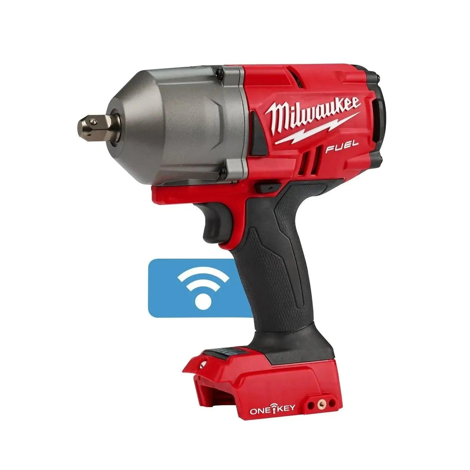 Milwaukee M18 FUEL™ ONEFHIWP12-0X ONE-KEY™ Accu slagmoersleutel 1017Nm 1/2" borgpin 18V Basic Body in HD-Box - 4933459724
