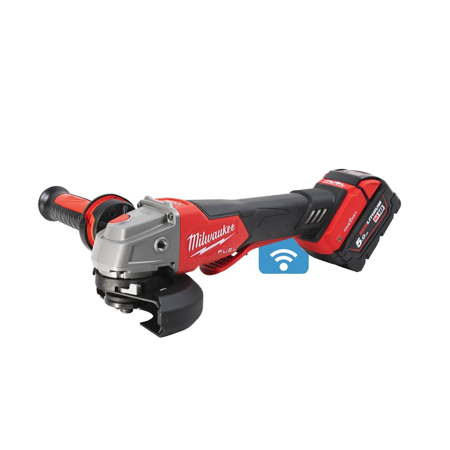 Milwaukee M18 ONEFSAG125XPDB-502X Accu Haakse Slijper 125mm 5.0Ah in HD Box afbeelding 1