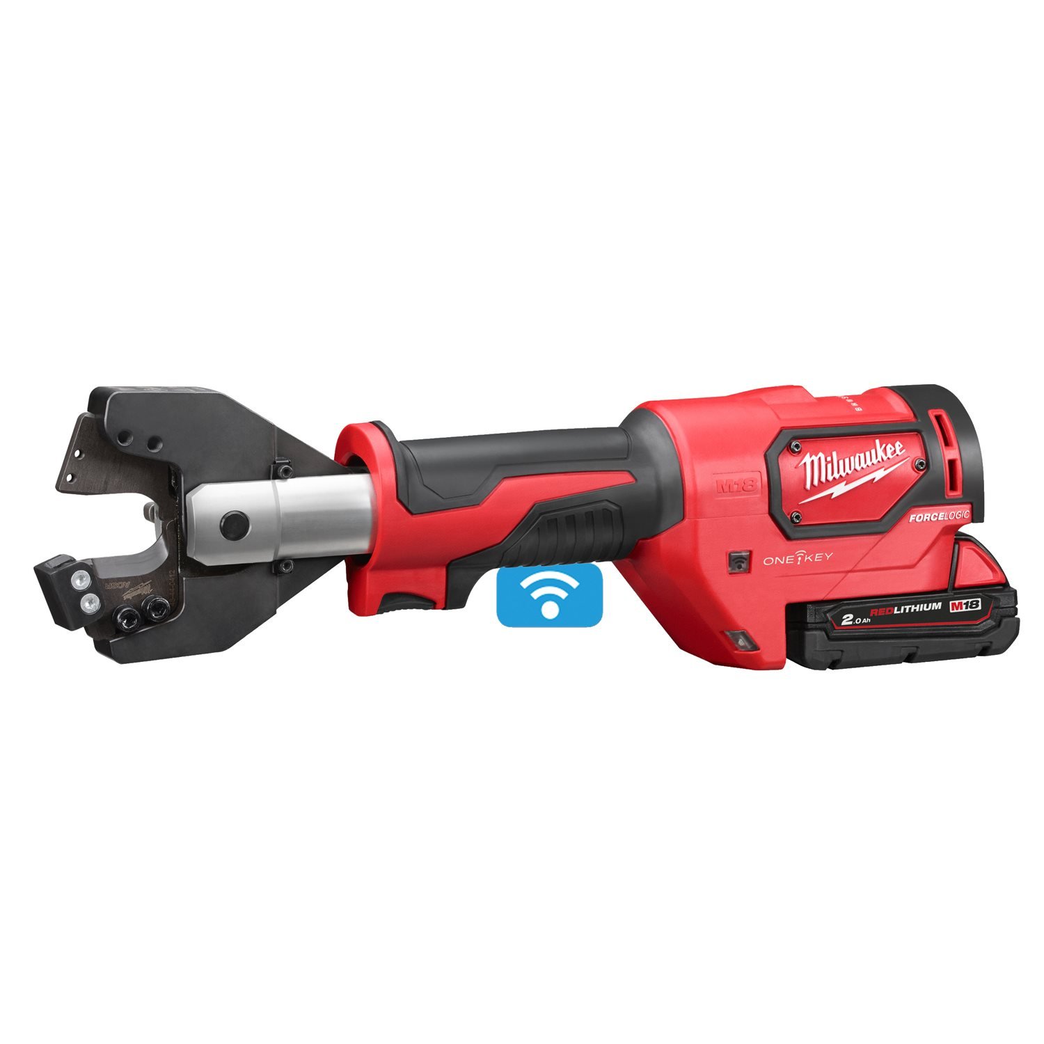 Milwaukee M18 ONEHCC-201C ACSR SET FORCE LOGIC™ Accu hydraulische kabelkniptang 18V 2.0Ah in koffer afbeelding 1