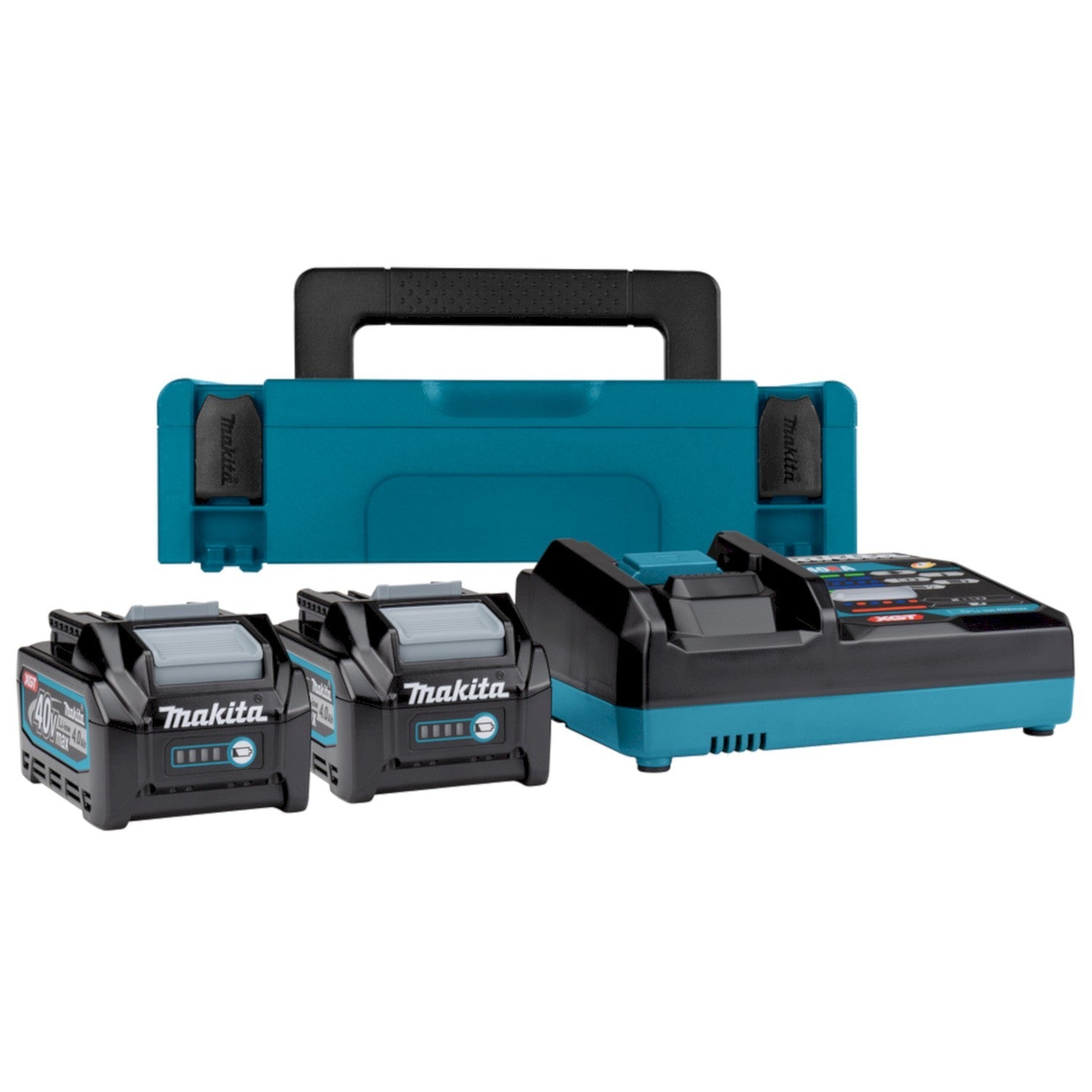 Makita Accu Starterset XGT DC40RA 2xBL4040