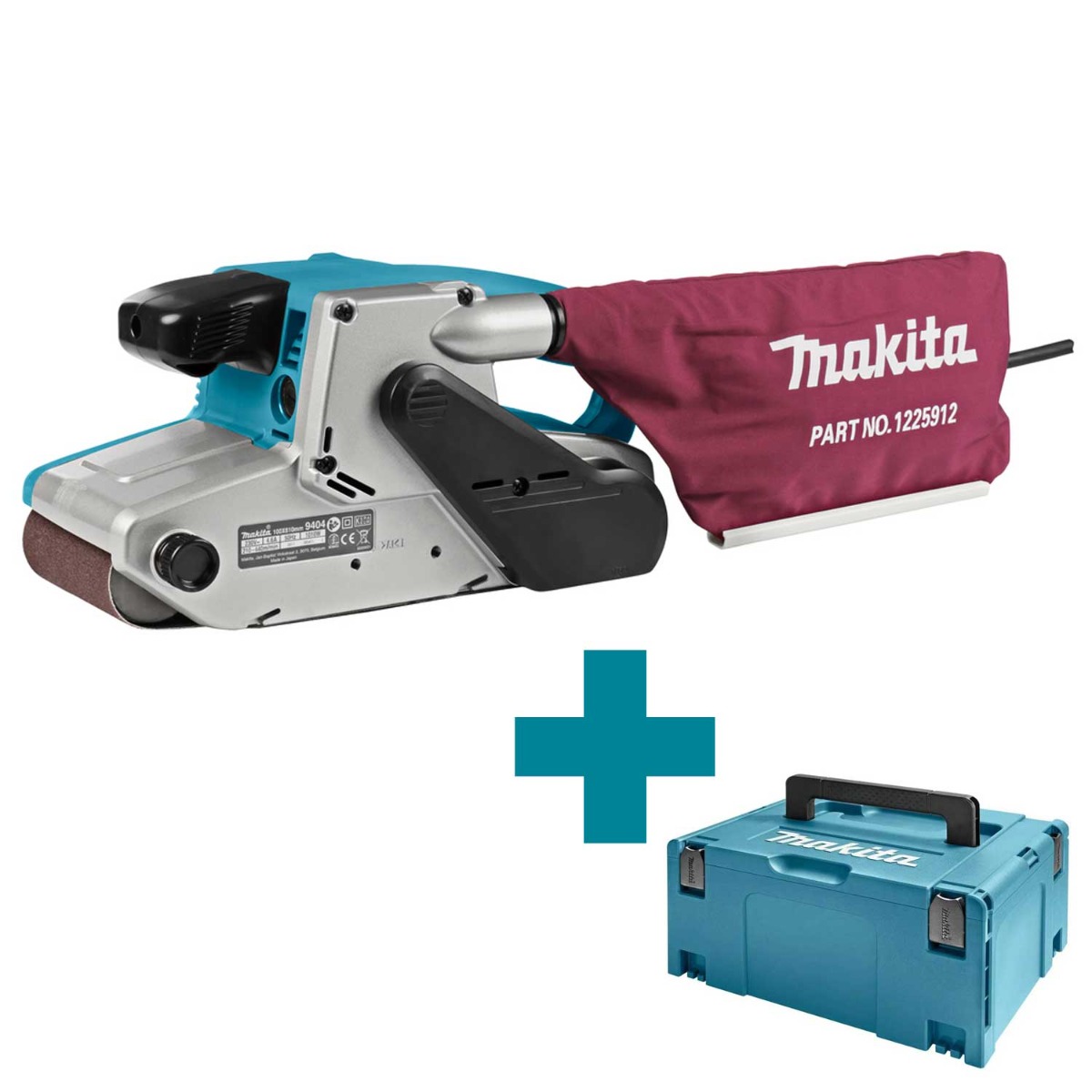 Makita 9404 Bandschuurmachine in doos