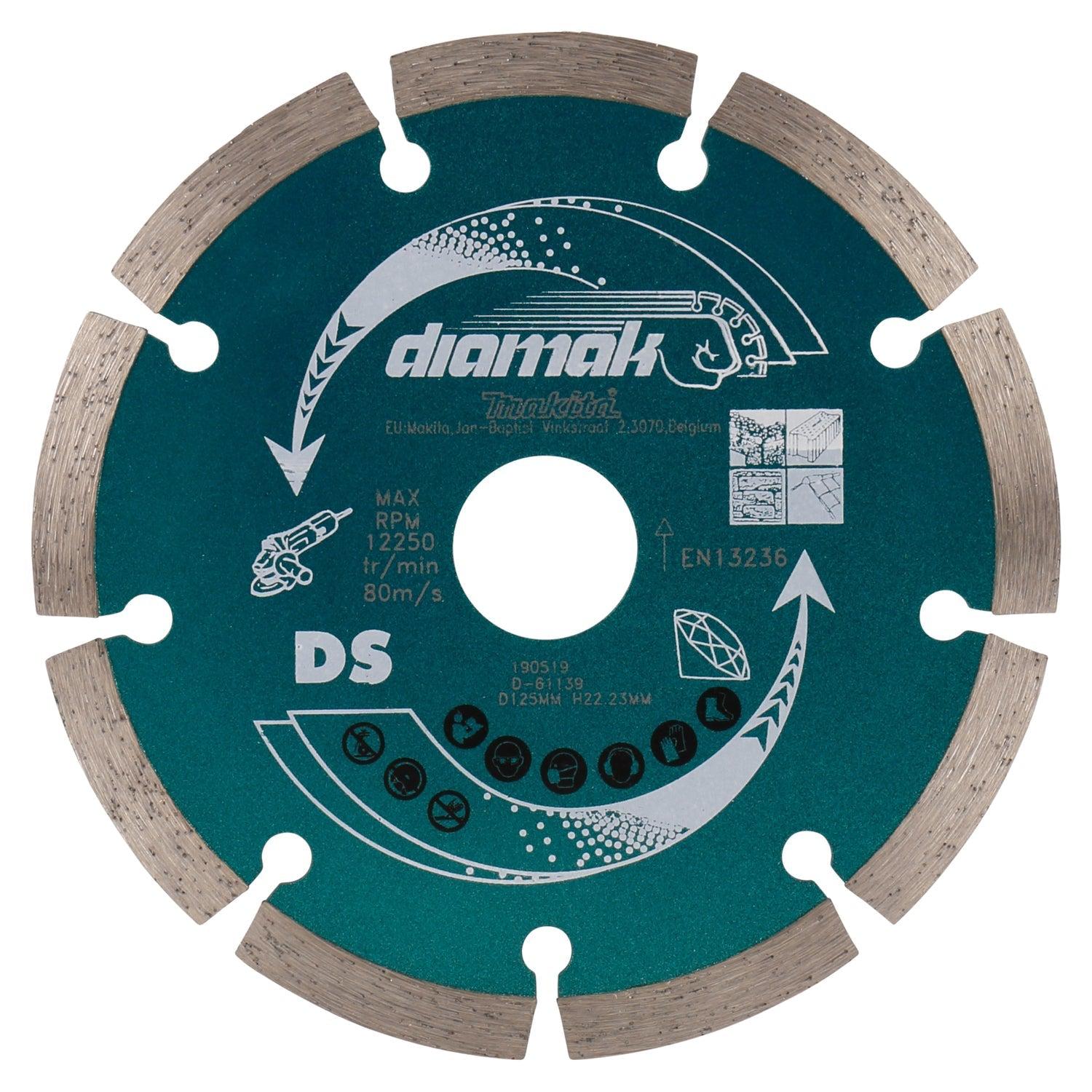 Makita D-61139 Diamantschijf 125 x 22,23 x 1,8 mm afbeelding