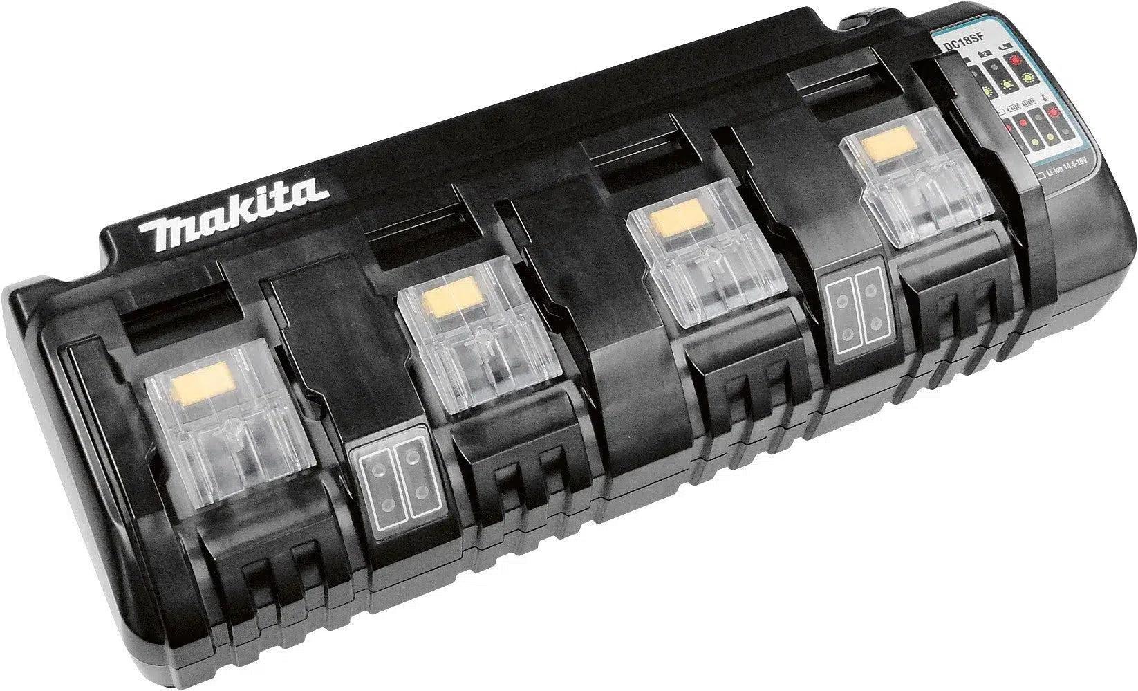 Makita DC18SF Multi oplader 4-poorts LXT