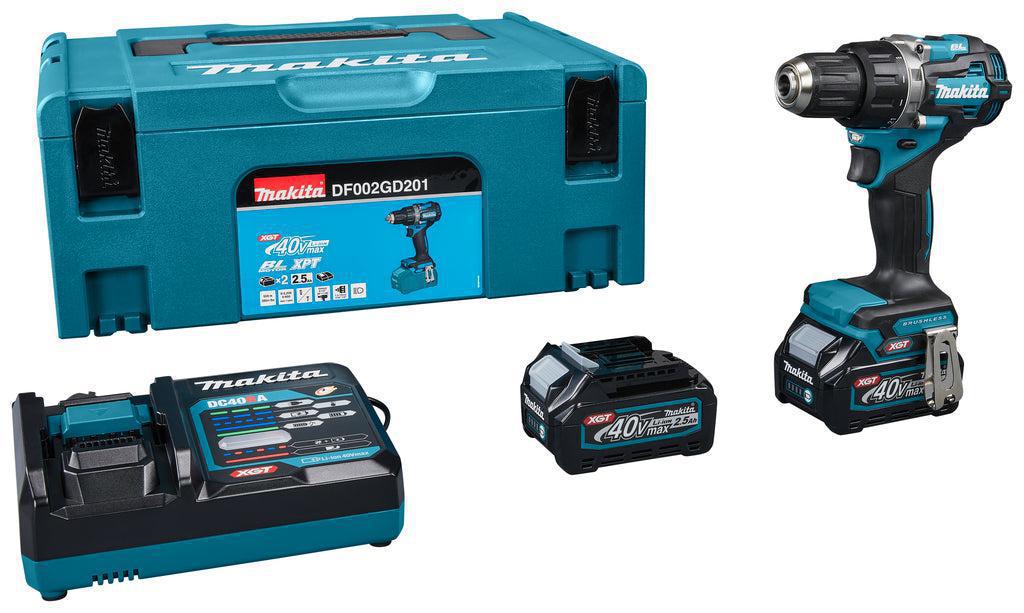 Makita DF002GD201 Accu Schroefboormachine XGT 40V Max 2.5Ah in Mbox afbeelding 1