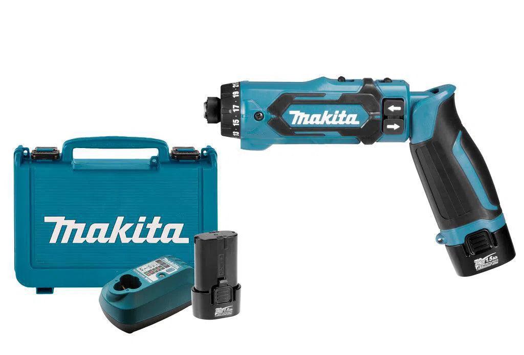 Makita DF012DSE 7,2 V Precisie pen schroevendraaier in koffer