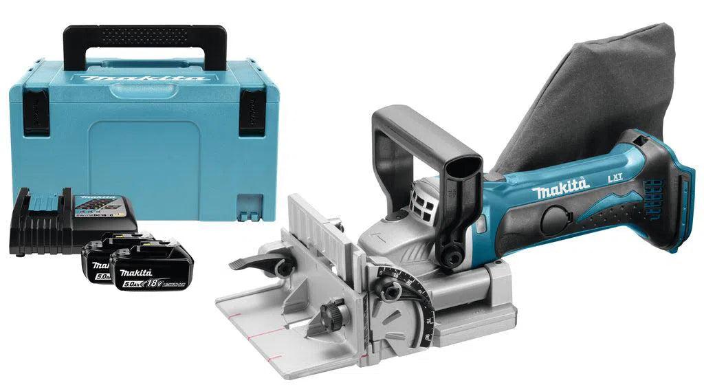 Makita DPJ180RTJ Accu Lamellenfrees 18V 5.0Ah in Mbox afbeelding 1