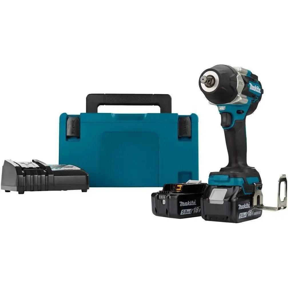 Makita DTW700RTJ Accu slagmoersleutel 700Nm 1/2" frictiering 18V 5.0Ah in Mbox