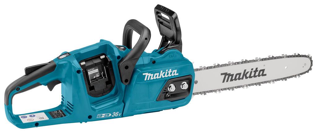 Makita DUC355PT2J Accu Kettingzaag 35cm 2x18V 5.0Ah met Mbox afbeelding 1