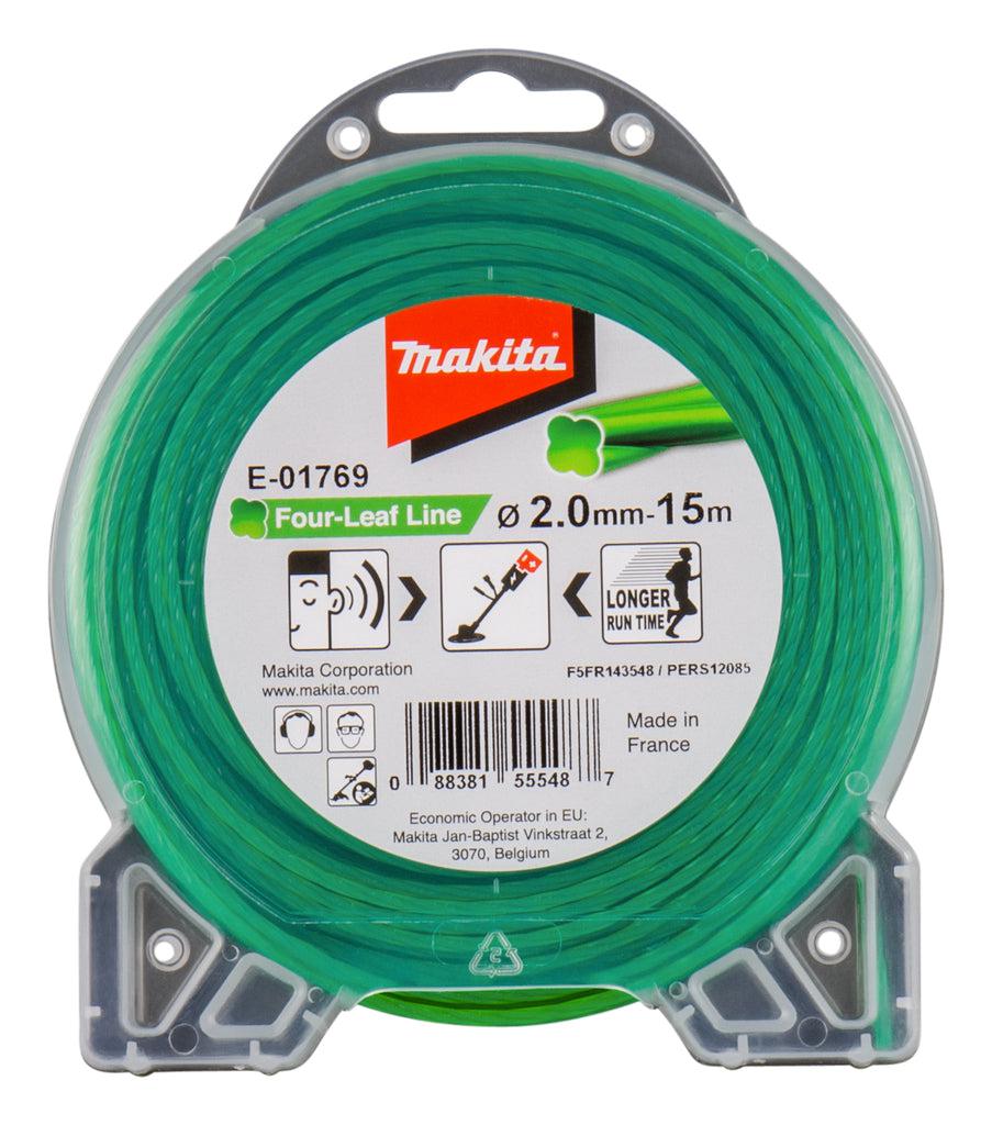Makita E-01769 Maaidraad 2x15mtr groen afbeelding 1
