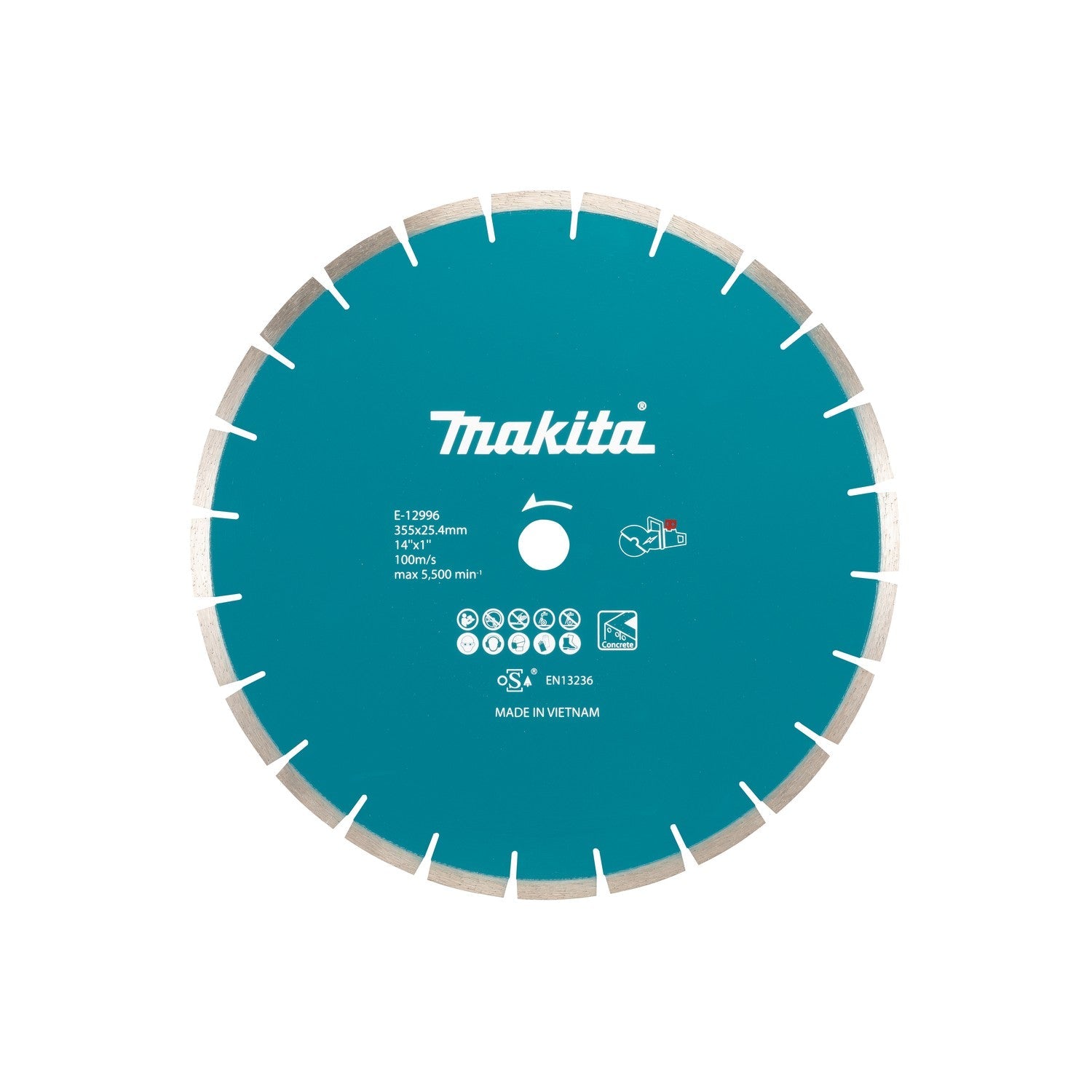 Makita E-12996 Diamantschijf 355x25.4x2.8mm
