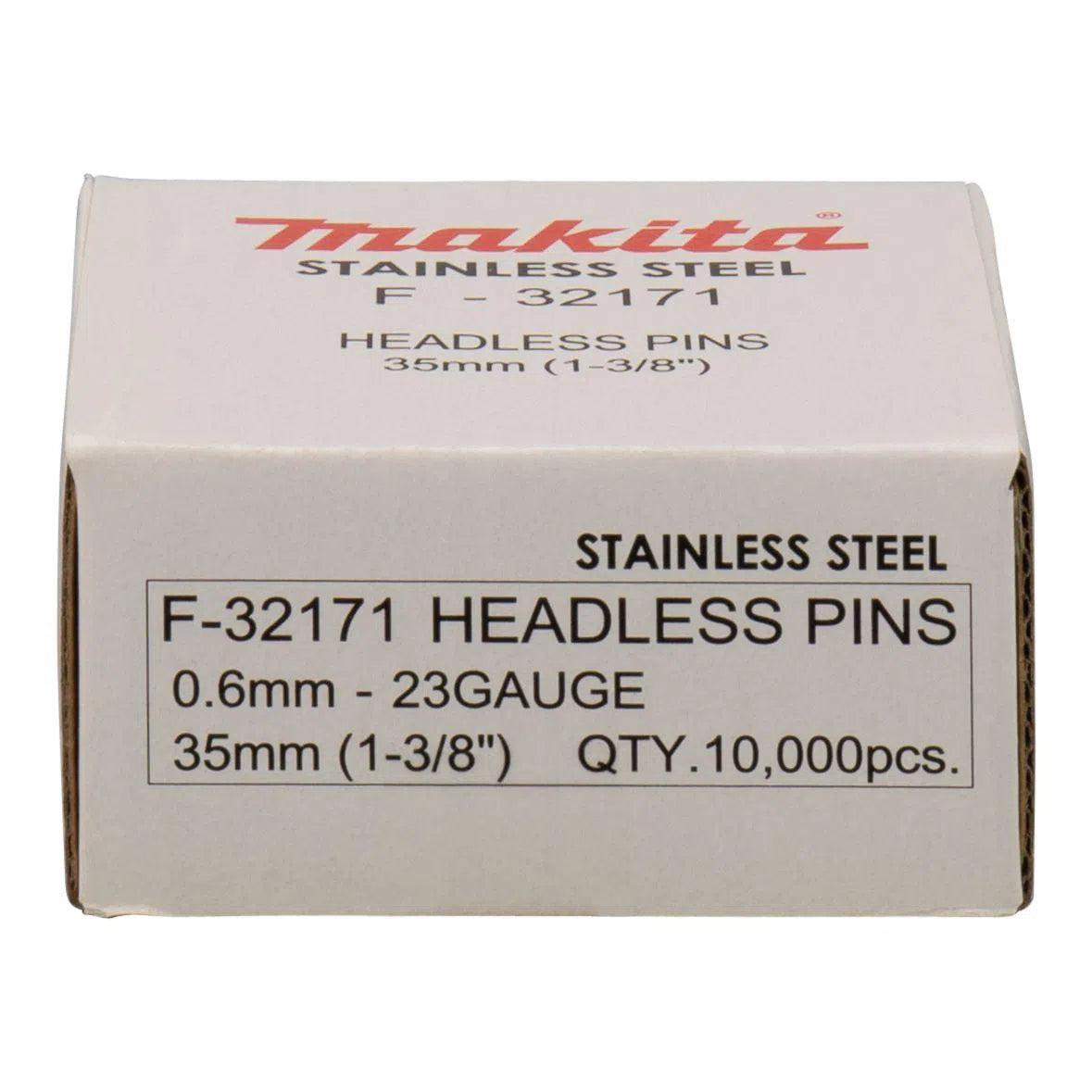Makita F-32171 Pin vk 35mm RVS afbeelding 1