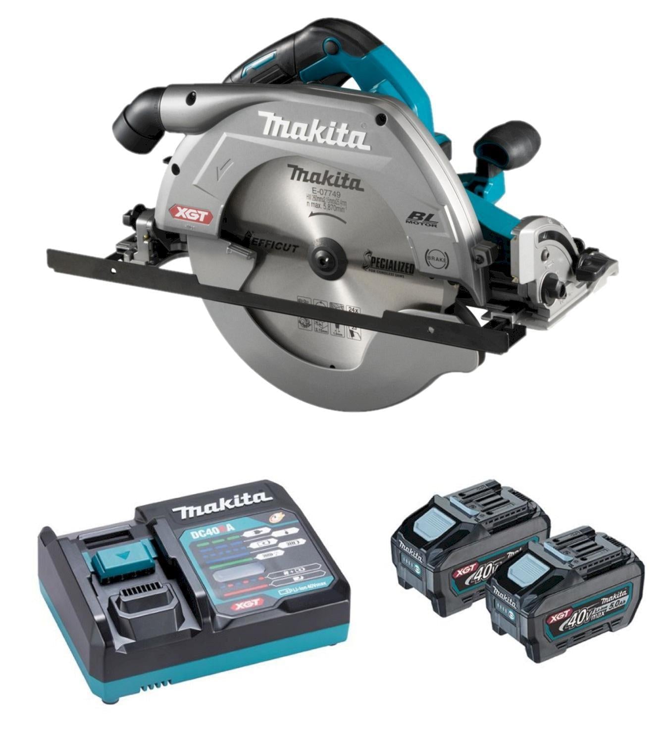 Makita HS011GT201 Accu cirkelzaag 270mm XGT 40V Max 5.0Ah