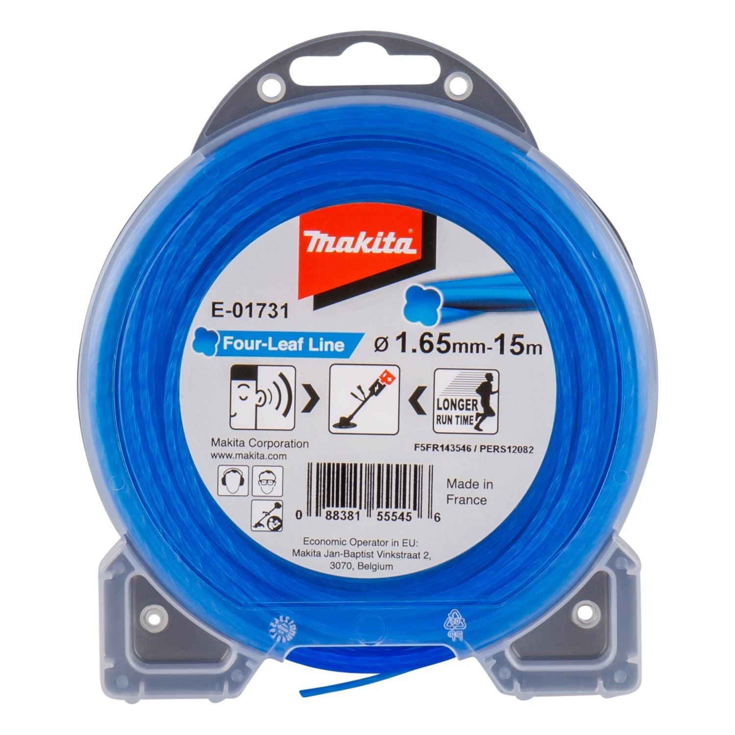 Makita Maaidraad 1,65x15 meter blauw - E-01731 afbeelding 1