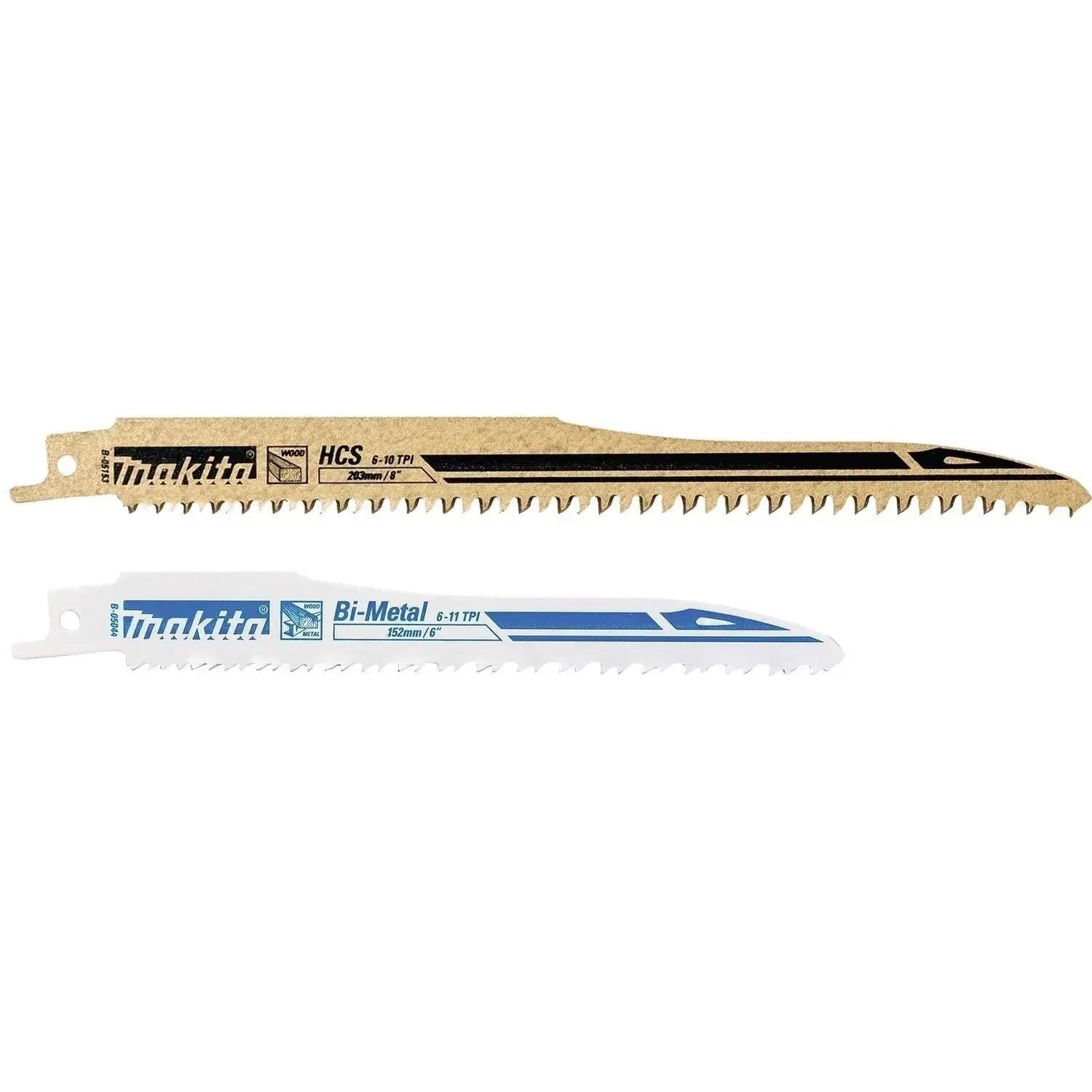 Makita P-71663 Reciprozaagbladenset 10-delig 5x B-05153 / 5x B-05044