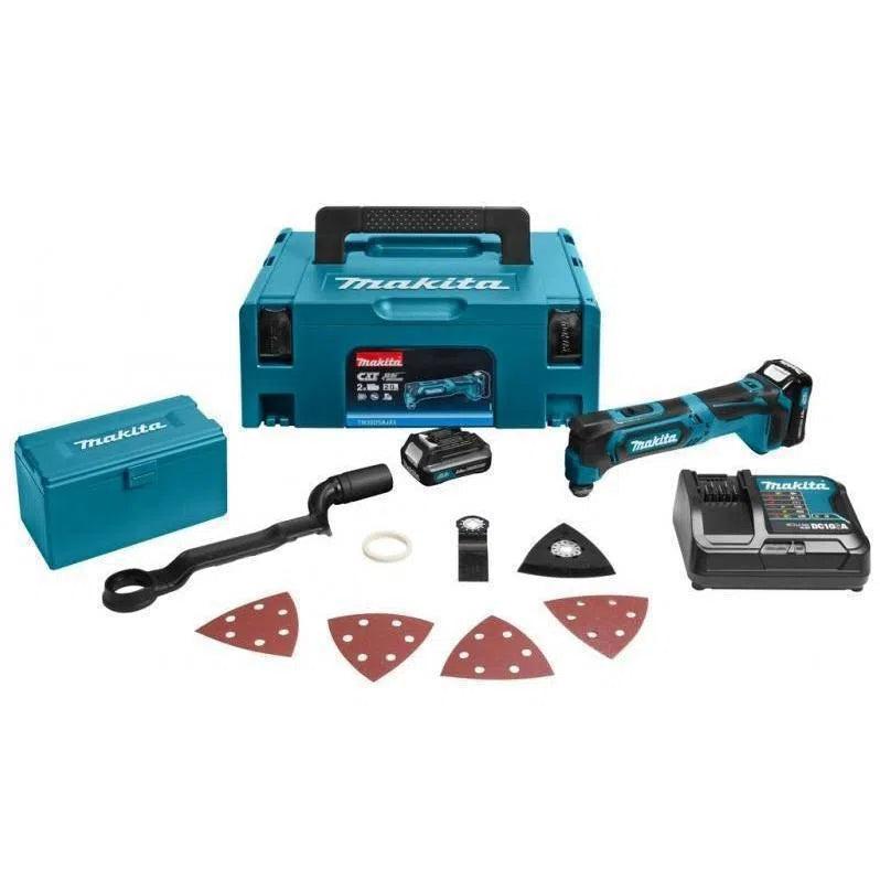Makita TM30DSAJX4 Multitool 12V Max 2.0Ah Li-ion + Toebehoren in Mbox afbeelding 1