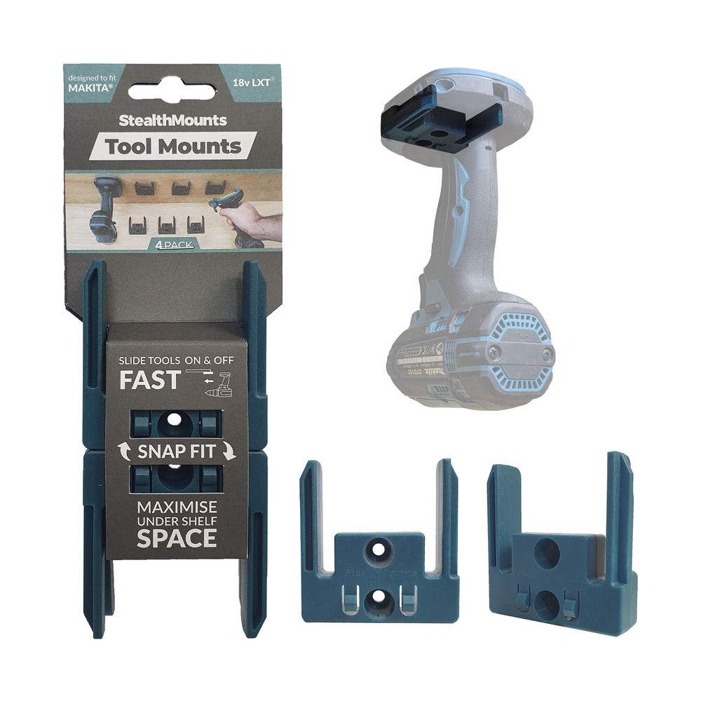 StealthMounts Machinehouder voor Makita LXT 18V - Blauw - TM-MK18-BLU-4 afbeelding