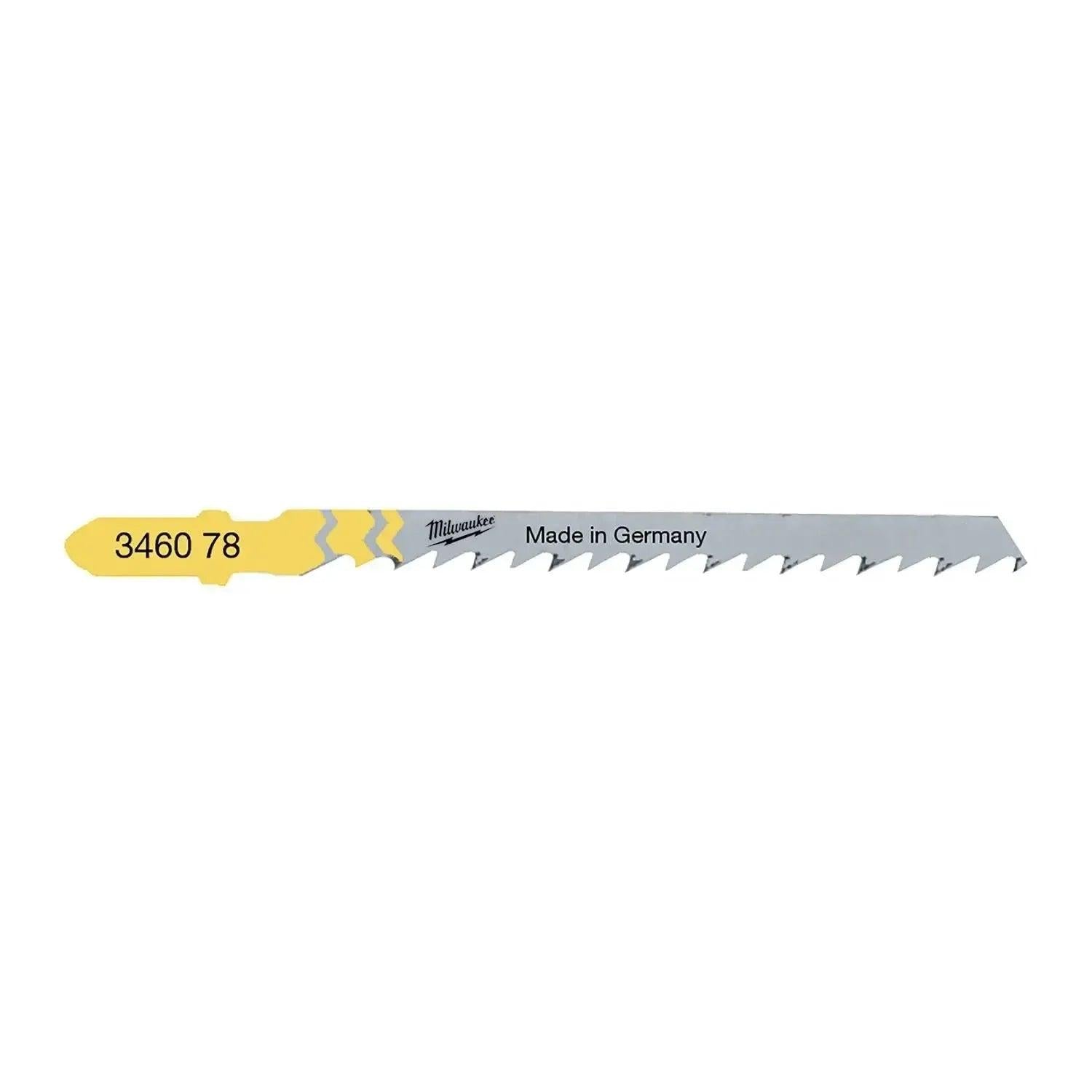 Milwaukee T 244 D Decoupeerzaagblad voor Bochten in Hout VE=5 - 4932346078