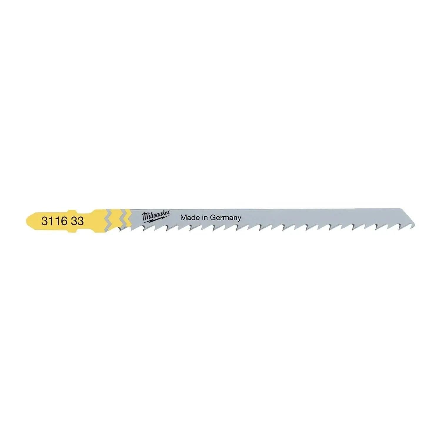 Milwaukee T 344 D Decoupeerzaagblad voor Snel door Hout VE=5 - 4932311633
