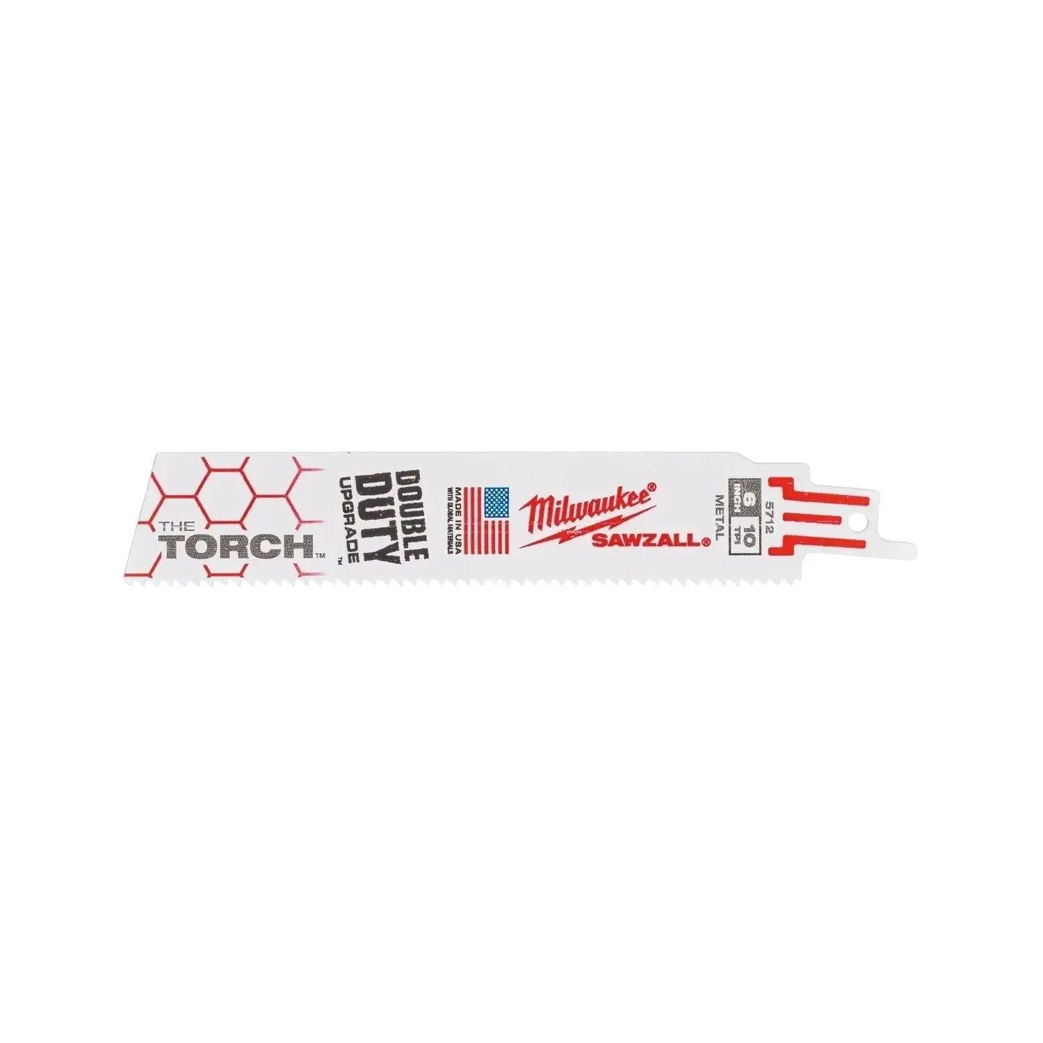 Milwaukee Heavy duty reciprozaagbladen voor metaal TORCH 150 x 10 Tpi - VE=25 - 48008712 afbeelding 1
