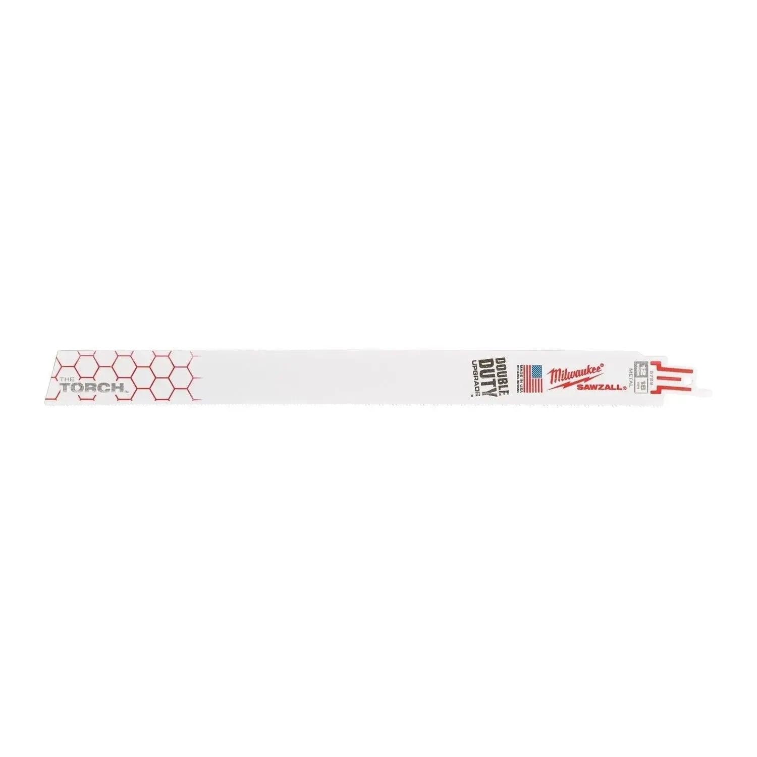Milwaukee Heavy duty reciprozaagbladen voor metaal TORCH 300 x 18 Tpi - VE=25 - 48008789 afbeelding 1