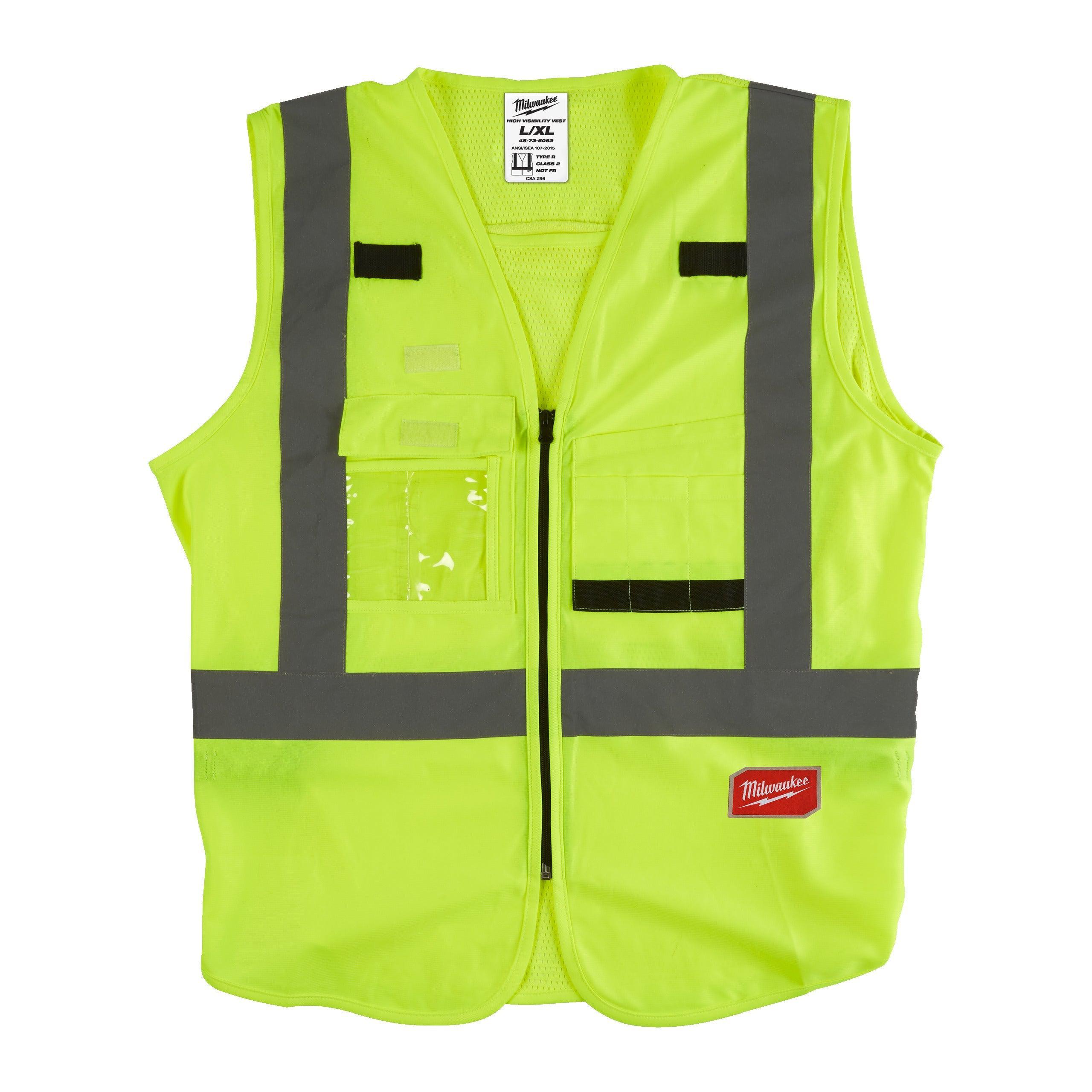 Milwaukee Hi-vis Veiligheidshesje Klasse 2 Geel - L/XL - 4932471890 afbeelding 1