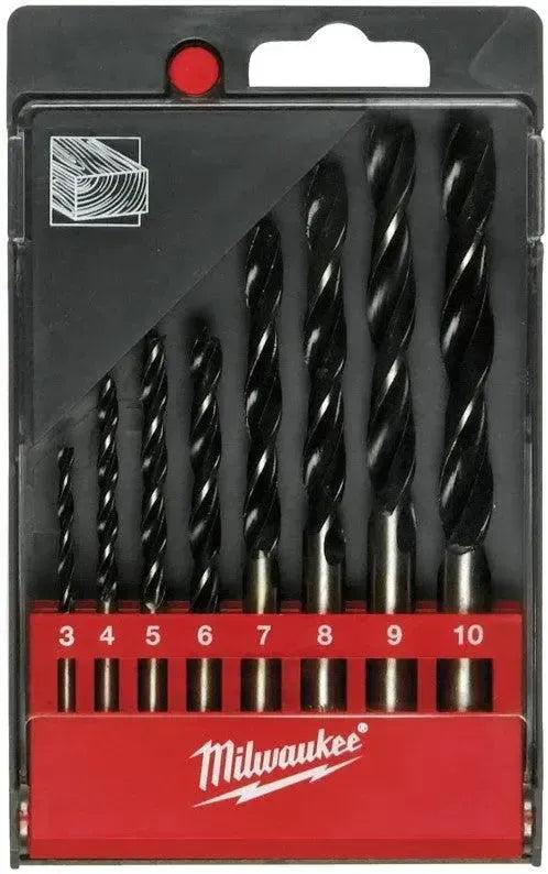 Milwaukee Houtboren / DIN 7487 E / Sets BP Set - VE=8 - 4932352466
