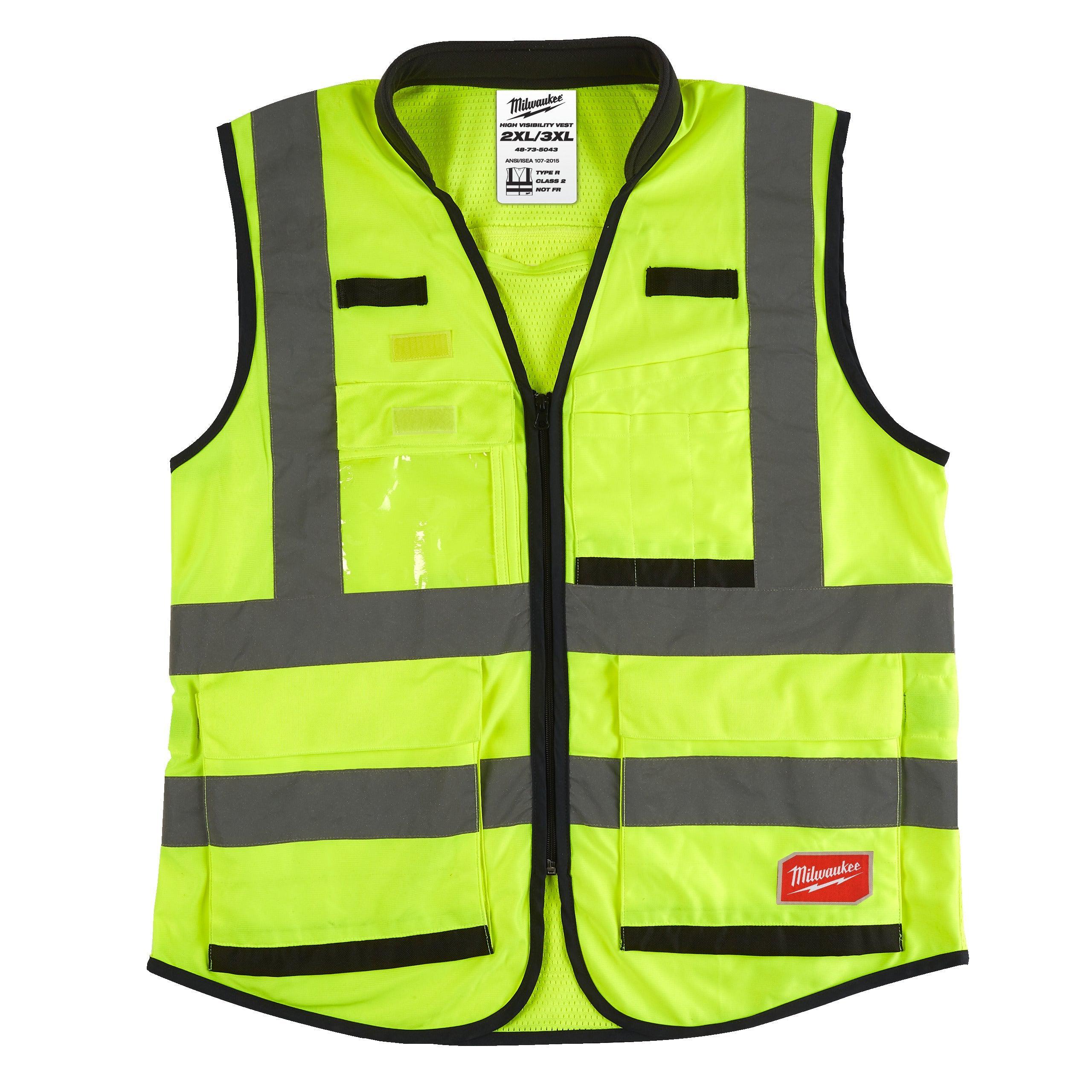 Milwaukee Premium Hi-Vis Veiligheidshesje Klasse 2 Geel - XXL - 4932471897 afbeelding 1