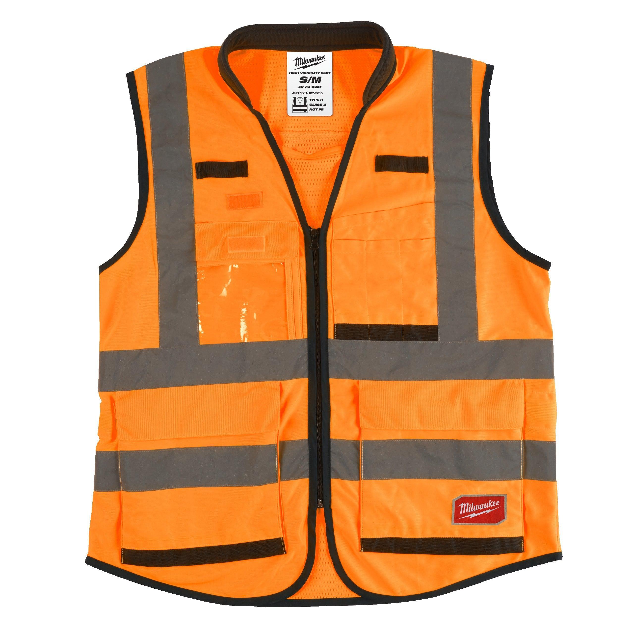 Milwaukee Premium Hi-Vis Veiligheidshesje Klasse 2 Oranje - S/M - 4932471898 afbeelding 1