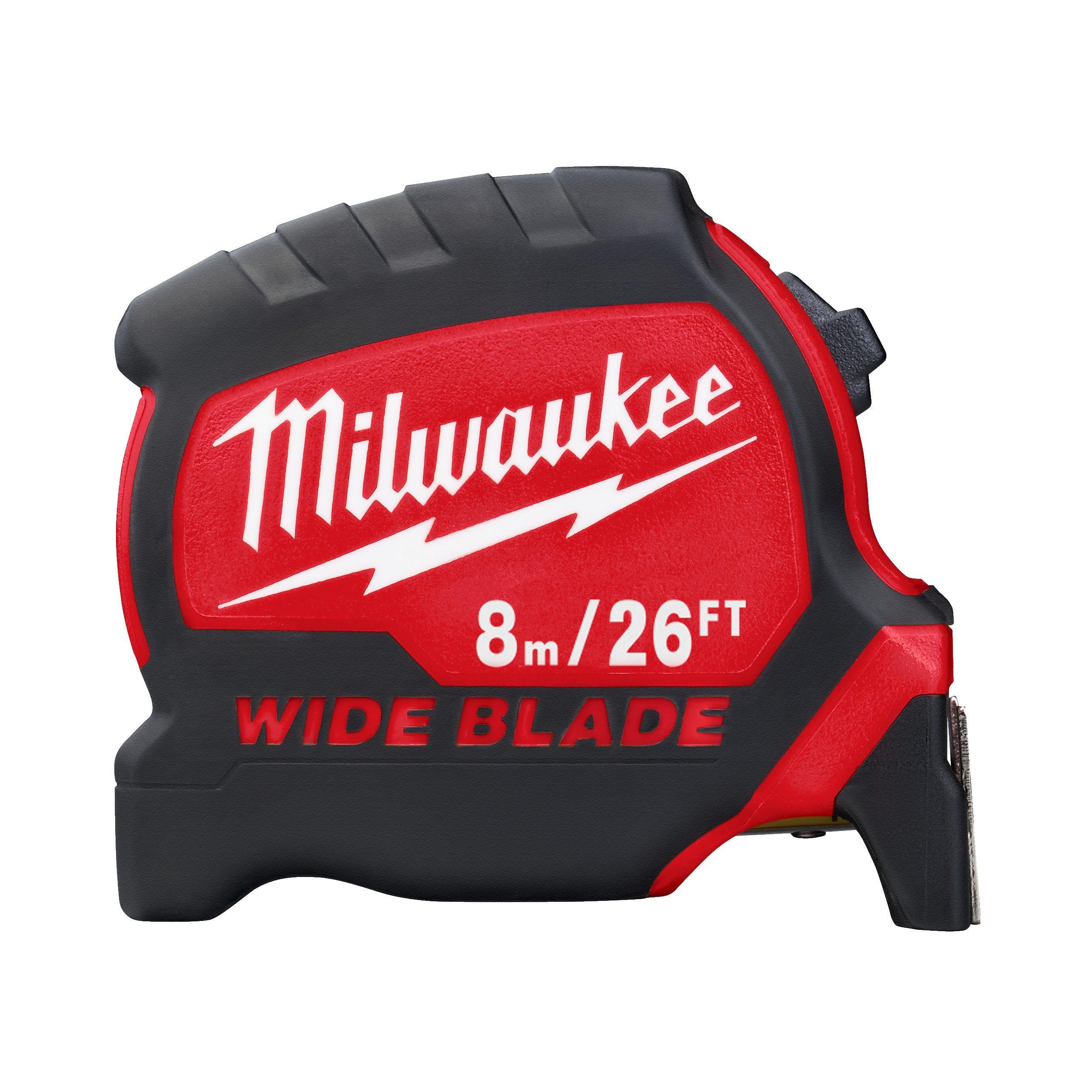 Milwaukee Premium WIDE BLADE Rolmaat 8m / 26ft x 33mm Gen1 - 4932471818
