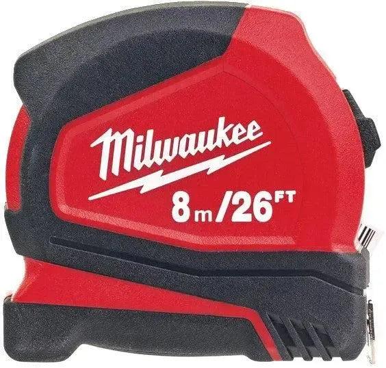 Milwaukee Pro COMPACT Rolmaat 8m / 26ft x 25mm Gen1 - 4932459596 afbeelding 1