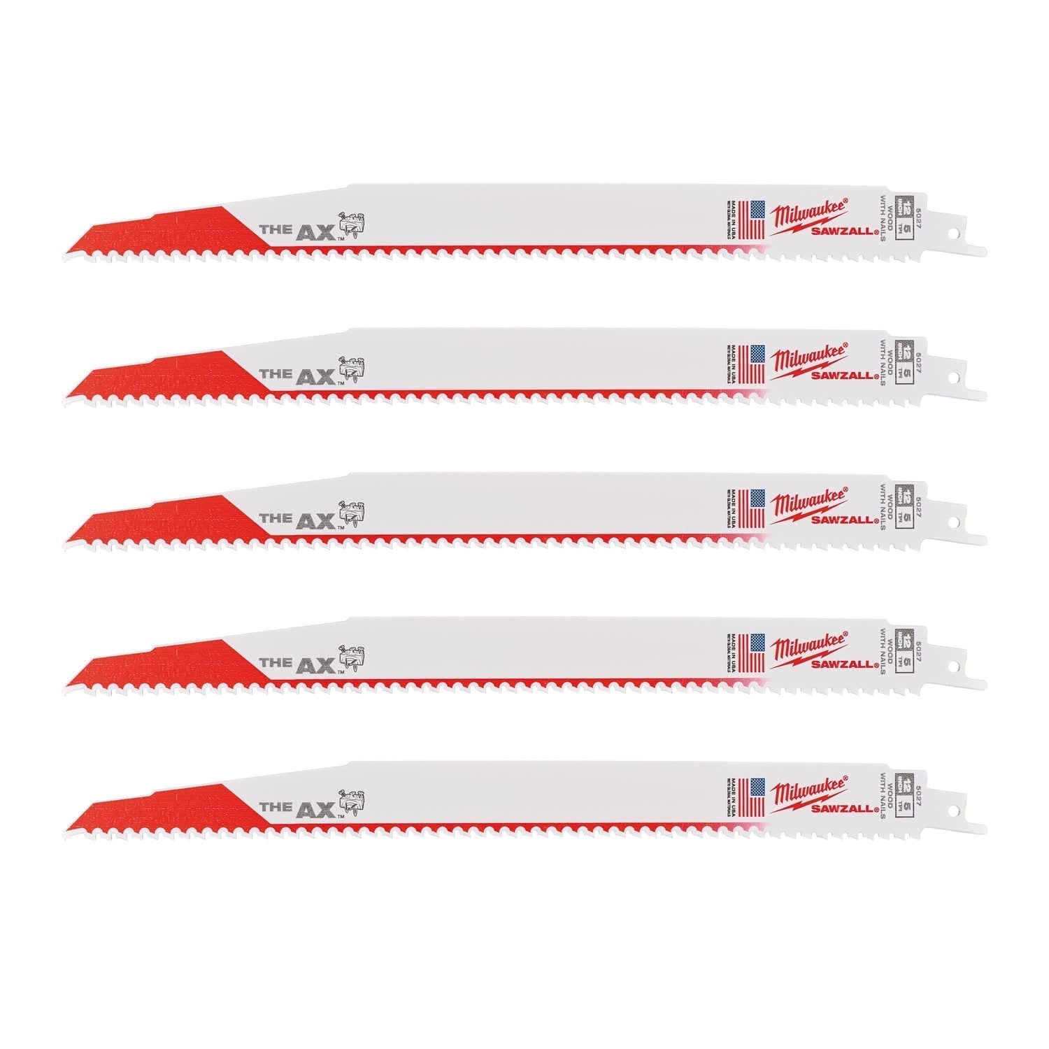 Milwaukee Reciprozaagblad 300/3,2mm 5st - 48005027 afbeelding 1
