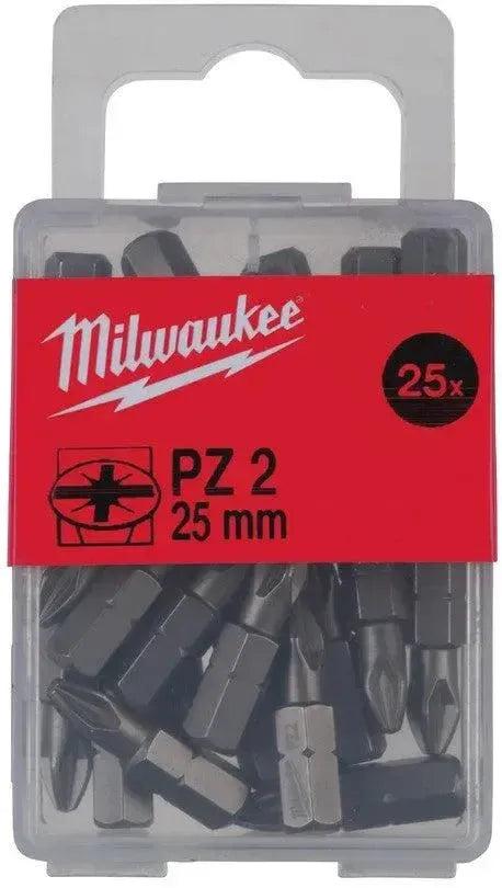 Milwaukee Schroefbits PZ 2 x 25 mm - VE=25 - 4932399590 afbeelding 1