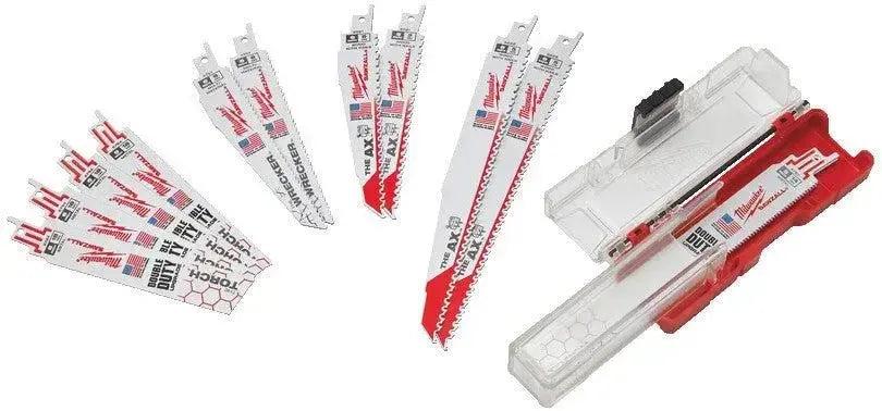 Milwaukee Set Sawzall ® reciprozaagbladen. Sawzall Blade Set - 12pc - 49222229 afbeelding 1