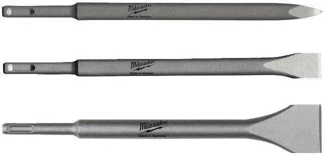 Milwaukee SDS-Plus beitelset 3-delig - 4932430001 afbeelding 1