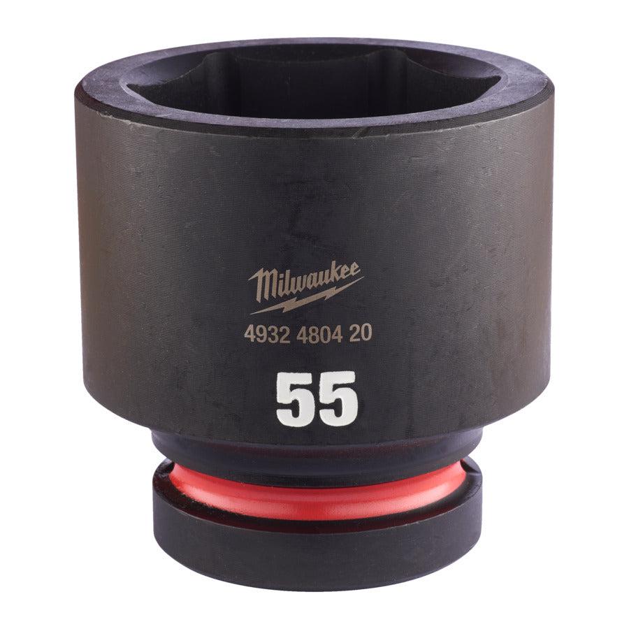 Milwaukee ShockWave™ Krachtdop 1" kort | 55 mm - 4932480420