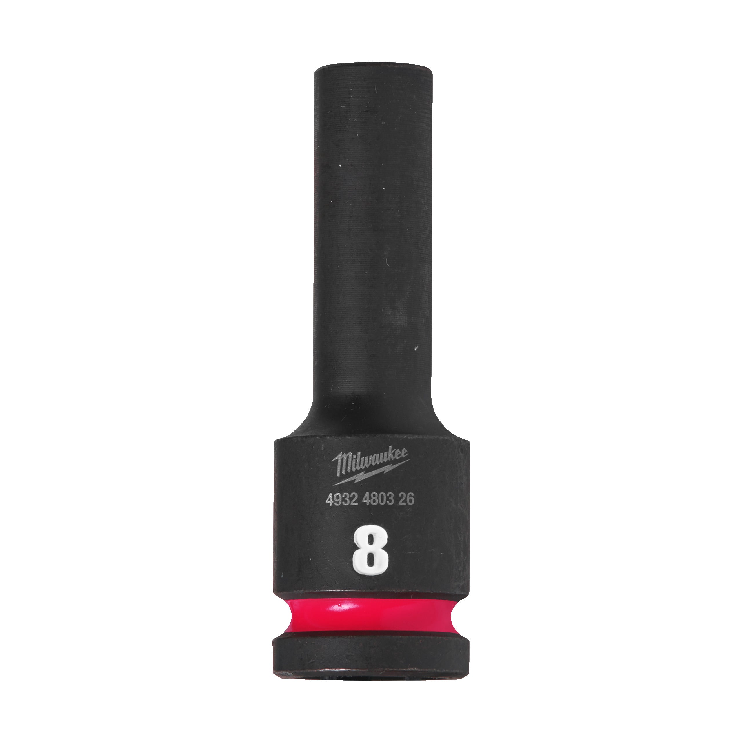 Milwaukee ShockWave™ Krachtdop 1/2" | lang | 8mm - 4932480326