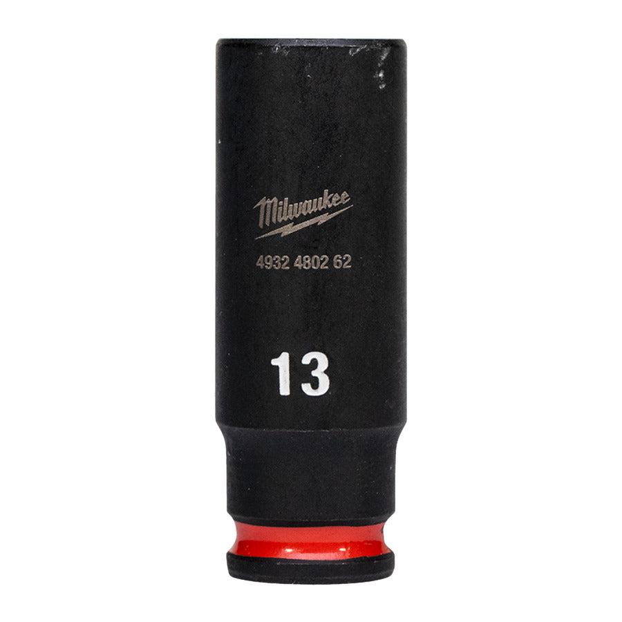 Milwaukee ShockWave™ Krachtdop 1/4" lang | 13 mm - 4932480262