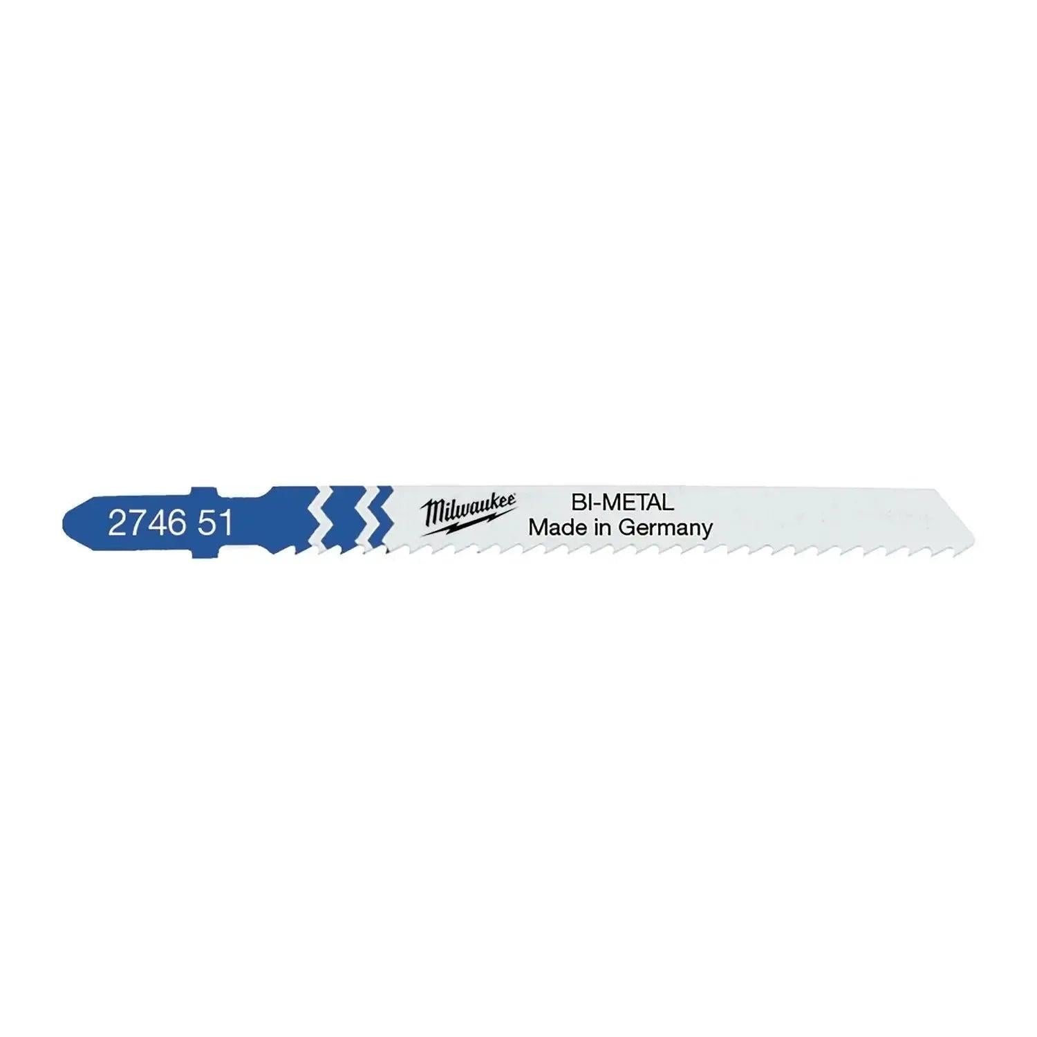 Milwaukee Traditionele decoupeerzaagbladen Bi 75 x 2,5 mm T101A sp. - VE=5 - 4932274651